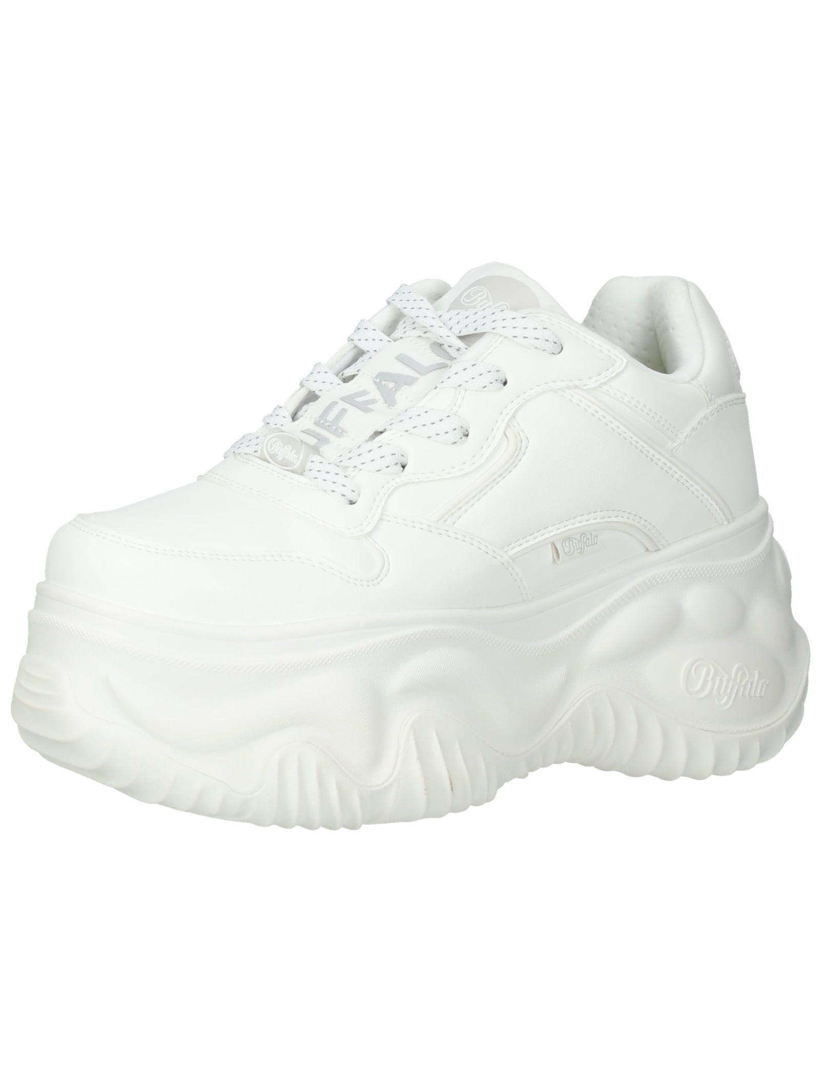 Sneaker Lederimitat Plateausneaker