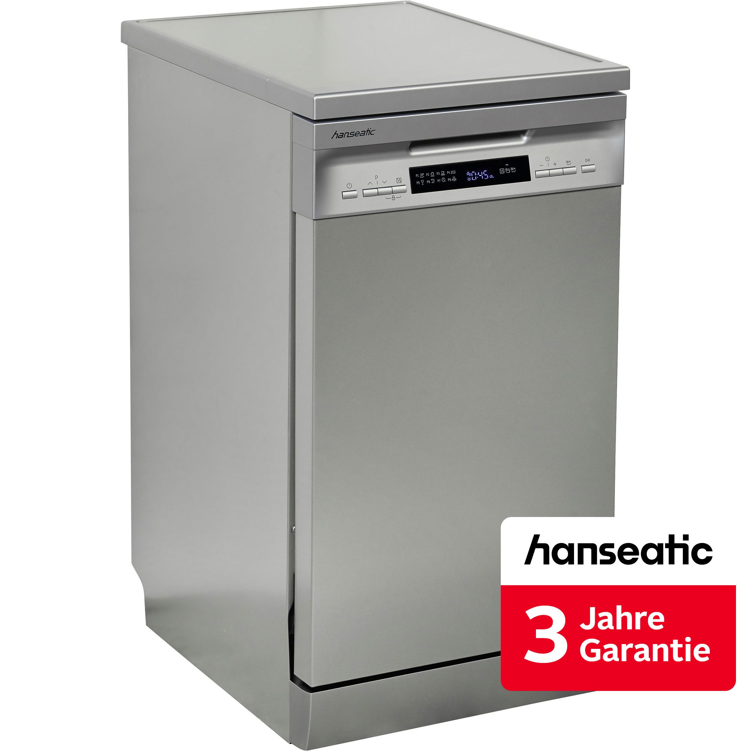 Hanseatic Standgeschirrspüler HG4585D107636QS, 10 Maßgedecke, inkl. 3 Jahre Herstellergarantie