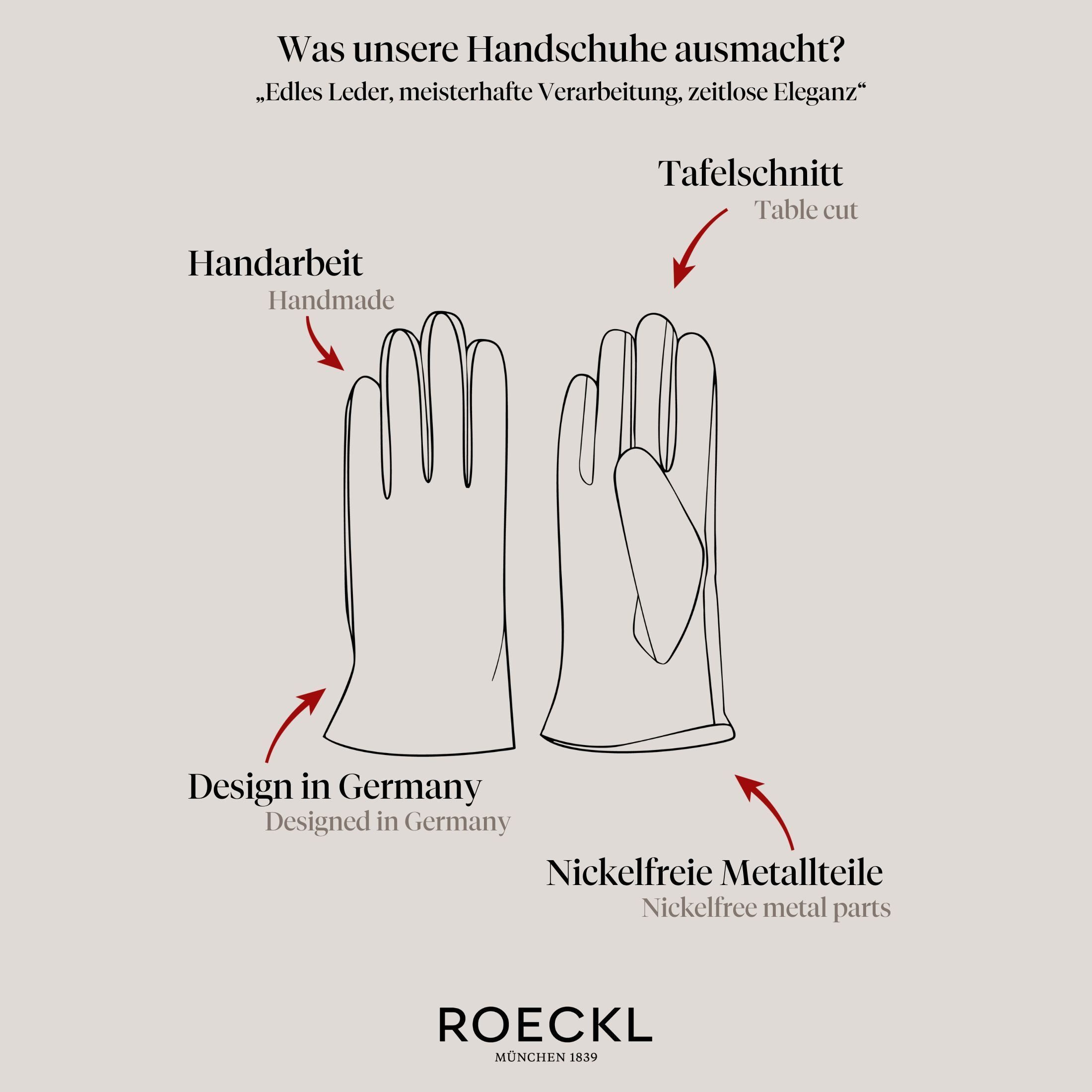 Roeckl Lederhandschuhe ROM AUTOFAHRER ungefütterte Autofahrerhandschuhe – Bild 5 von 5