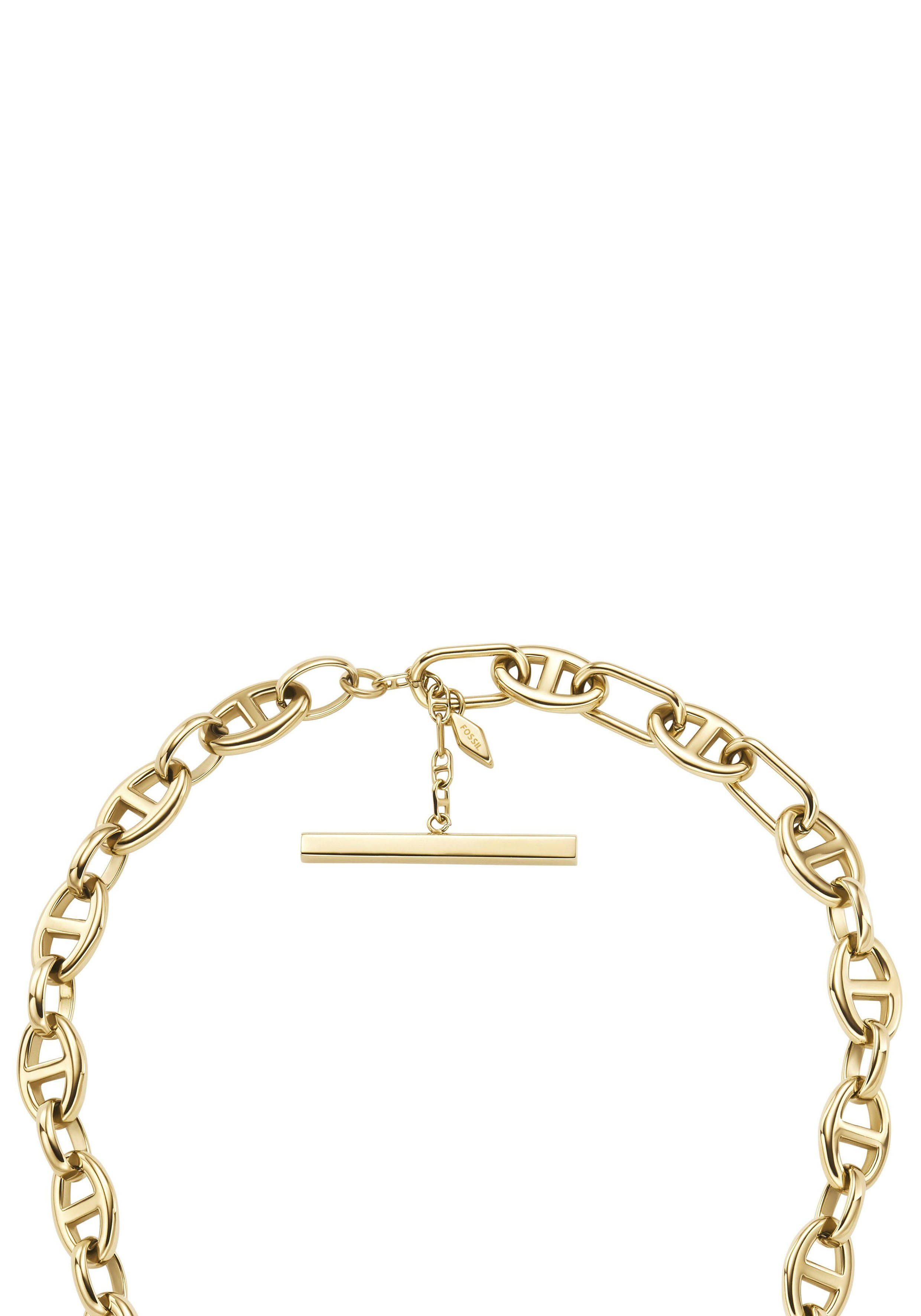 Fossil Kette ohne Anhänger Schmuck Geschenk Edelstahl Heritage D-Link