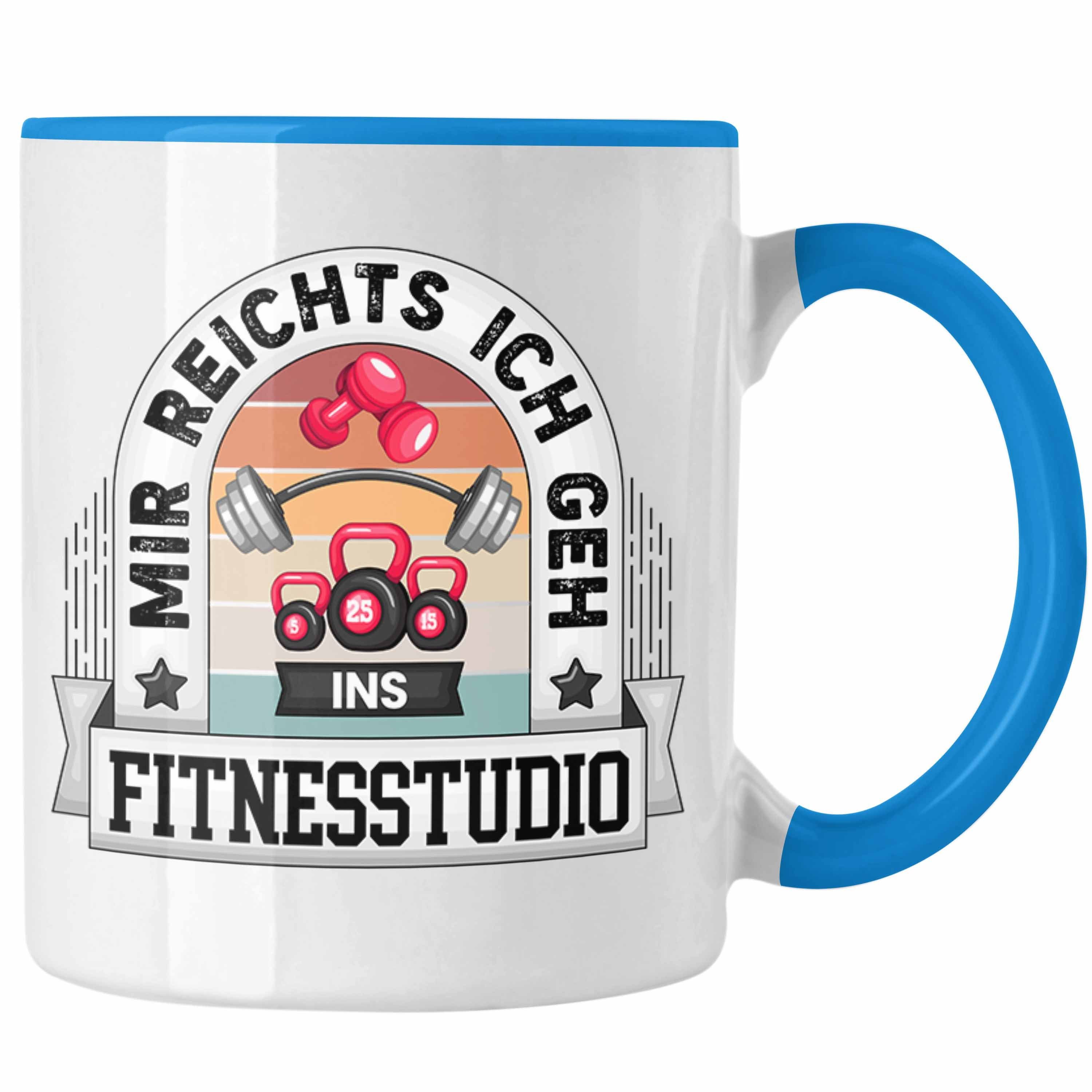 Trendation Tasse Fitness Gym Tasse Geschenk Lustiger Spruch Mir Reichts