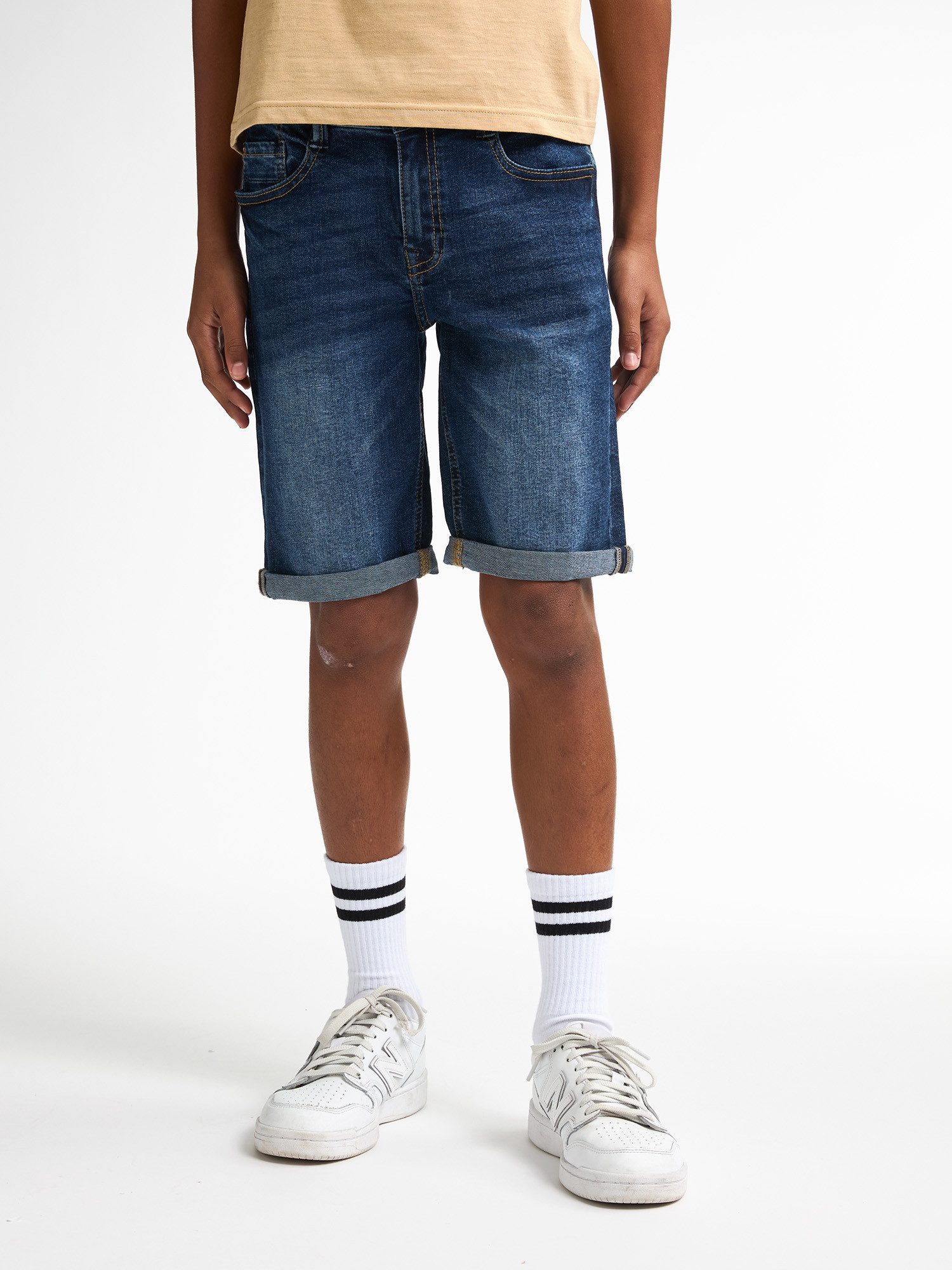 Petrol Industries Jeansshorts Bullseye Denim-Shorts Teak