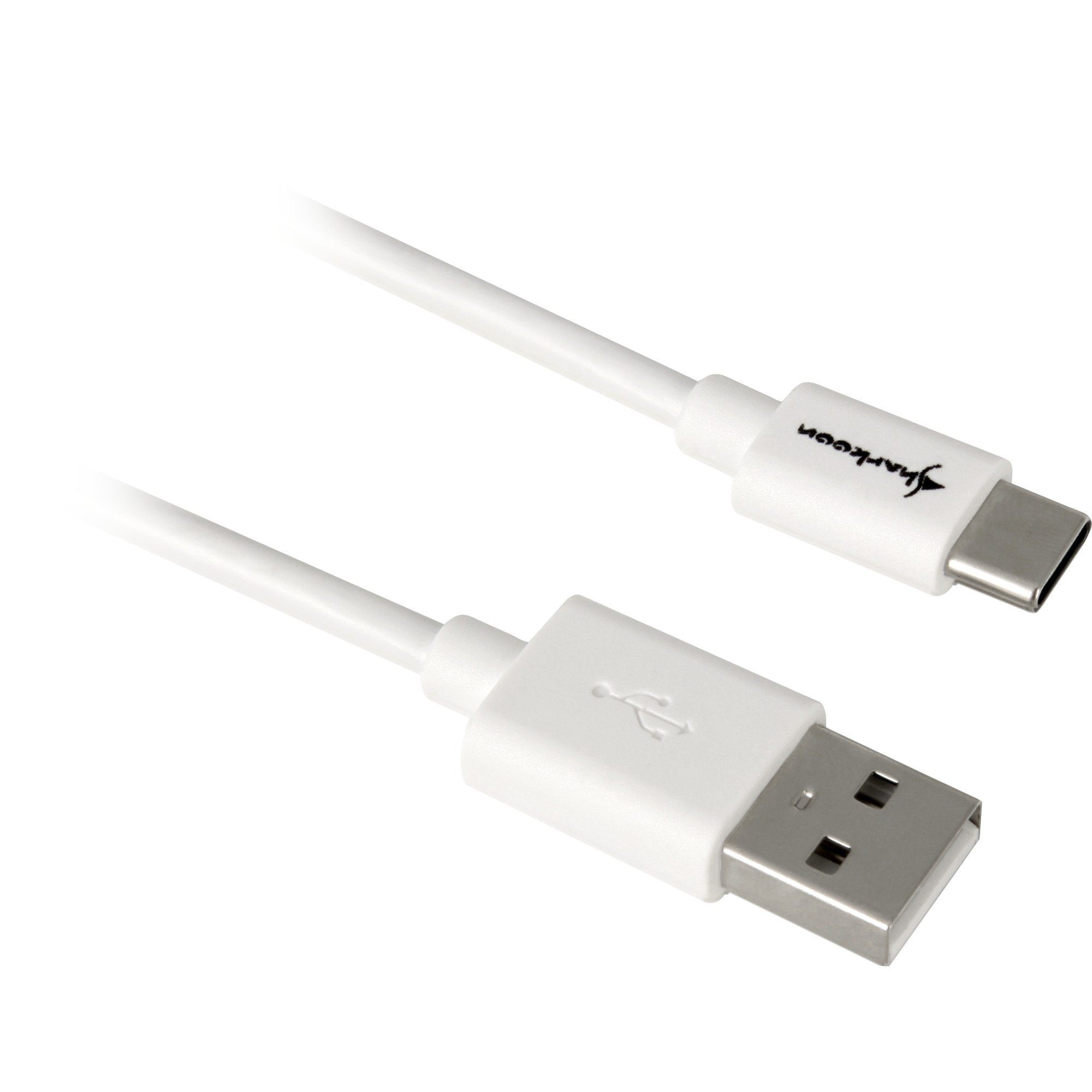 Sharkoon USB 2.0 Kabel, USB-A Stecker > USB-C Computer-Kabel