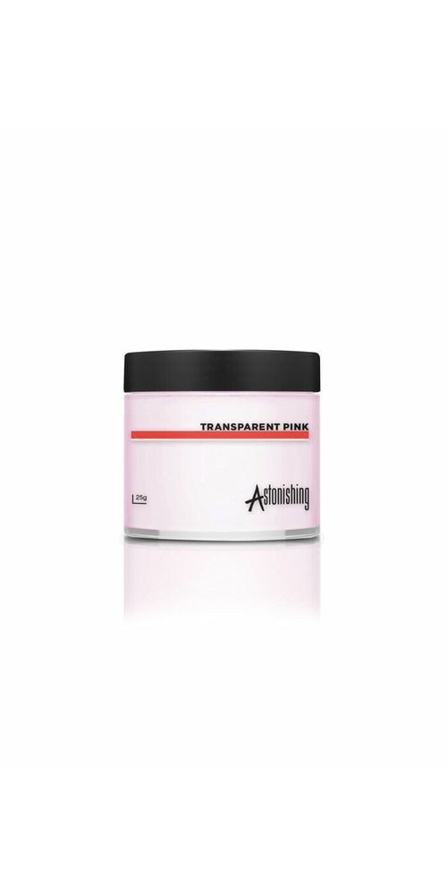 Astonishing Haargel Astonishing Acrylic Powder Transparent Pink 25gr