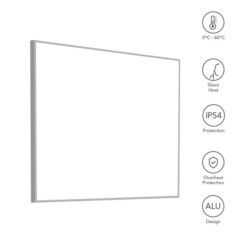 TROTEC Infrarotheizung Infrarot-Heizplatte / Infrarotheizung TIH 500 ST inkl. Thermostat, Effizientes Heizverfahren mit IR-C-Strahlung, Thermostat