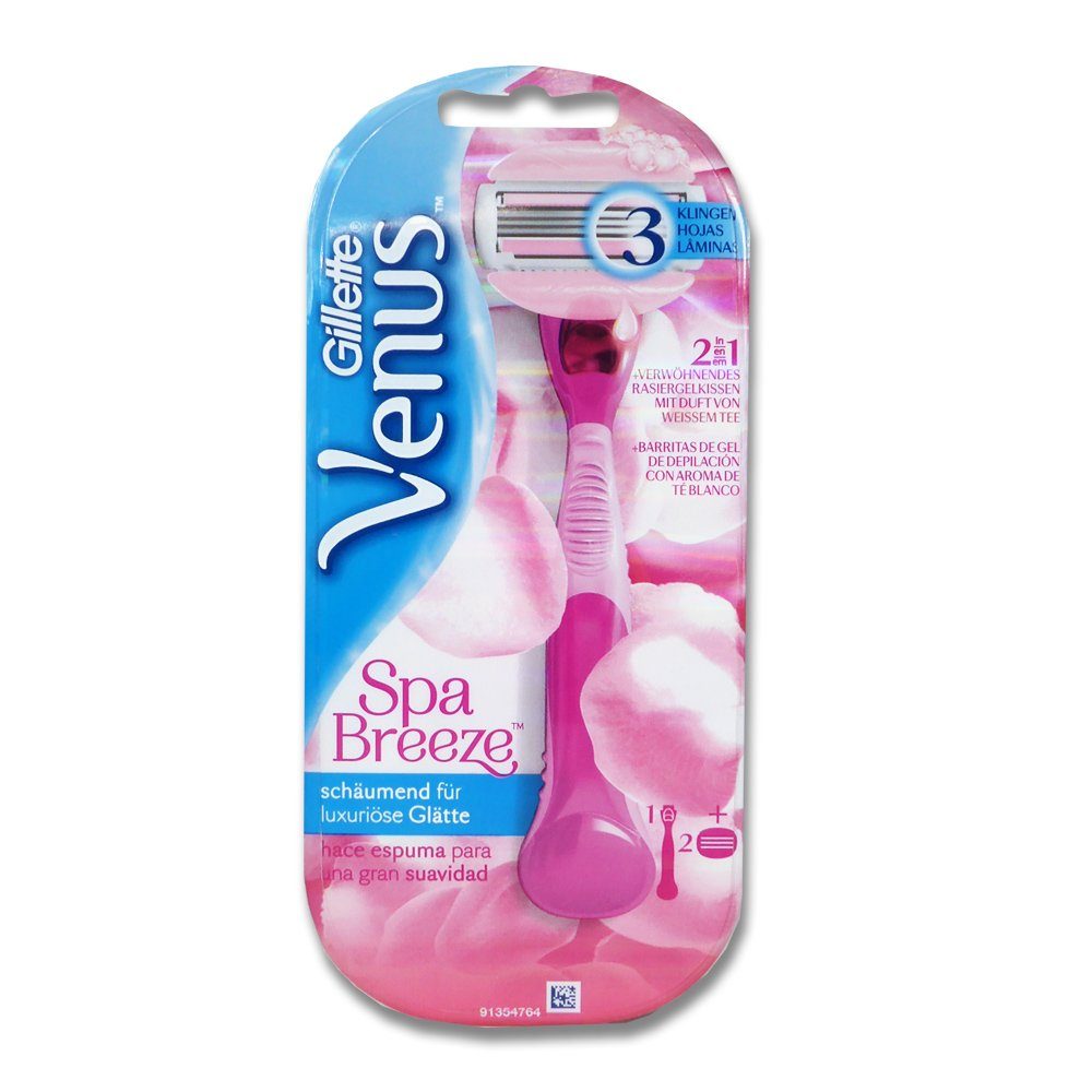 Gillette Rasierklingen Gillette Venus Breeze SPA Rasierer + 1 Ersatzklinge