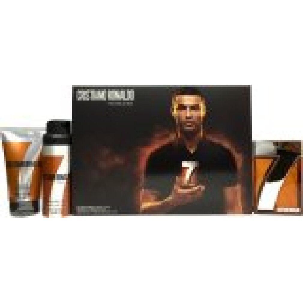 CRISTIANO RONALDO Eau de Toilette CR7 Fearless Geschenk Set EDT + Dusch Gel + Body Spray