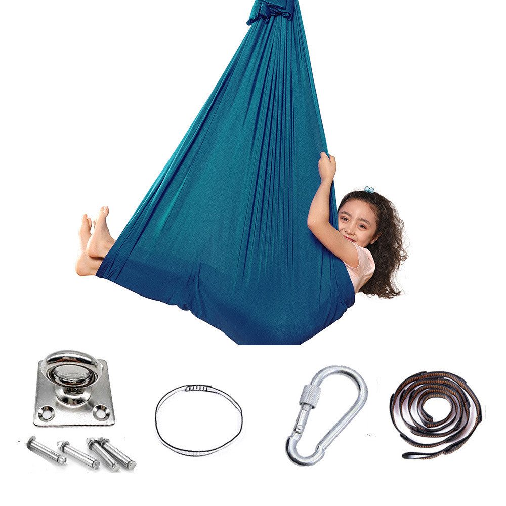 MODFU Hängematte 280x150cm Kinder Sensorik-Hängeschaukel Gängematte günstig online kaufen