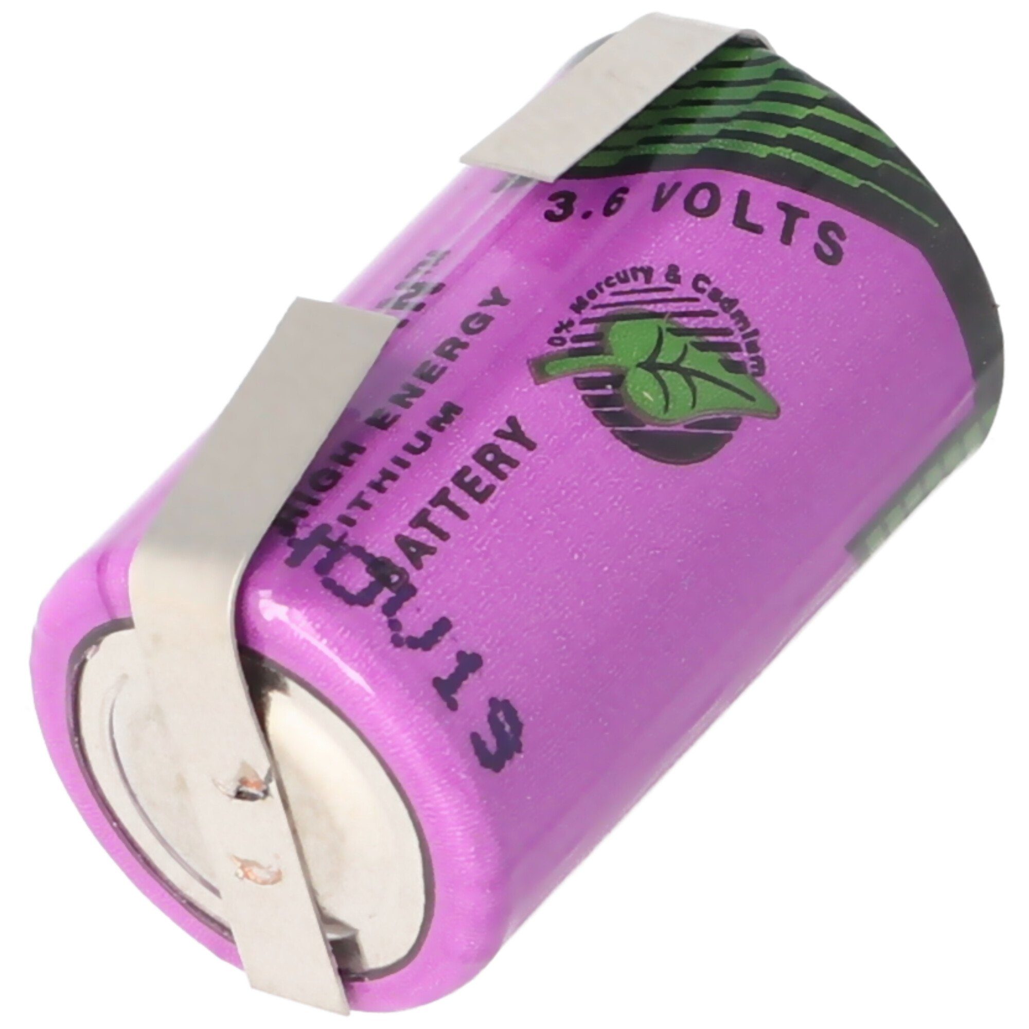Inorganic SL-350/T Lötfahne Battery Batterie, Tadiran Sonnenschein Lithium (3,6 V) mit U-Form