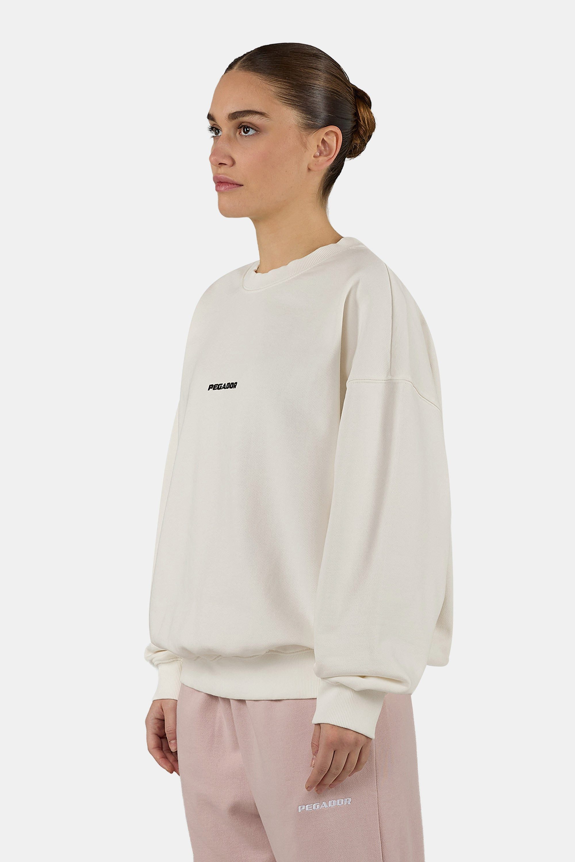 PEGADOR Sweatshirt Sela Oversized Sweater Baumwollmischung, oversize
