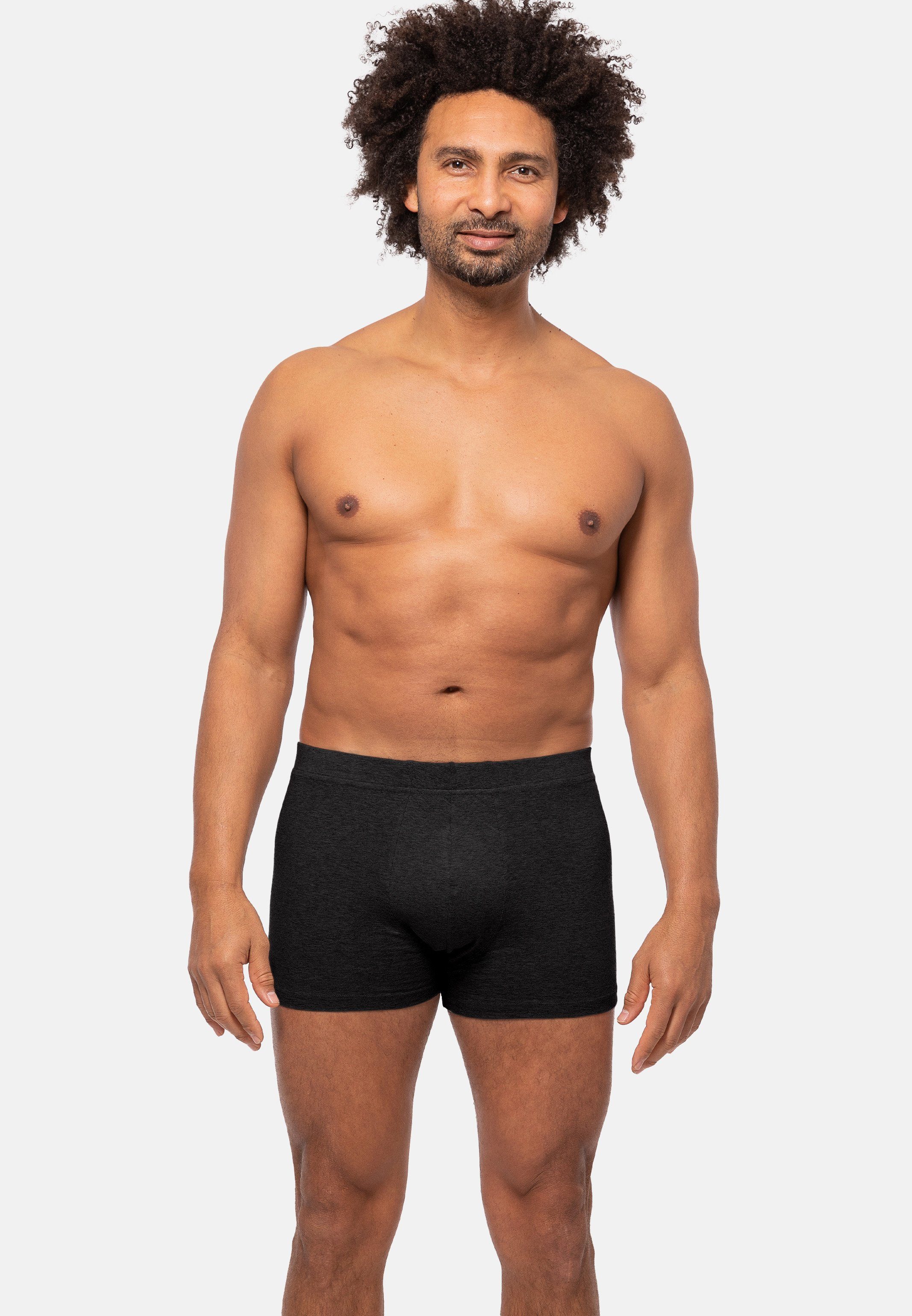 Almonu Retro Boxer 6er Pack Cotton - Melange (Spar-Set, 6-St) Retro Short / Pant - Baumwolle - ohne Eingriff – Bild 2 von 5