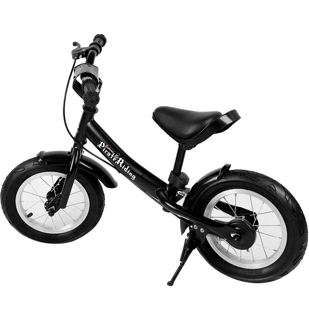 Spielwerk Laufrad Street Pirate, 2-5 Jahre 12 Zoll Höhenverstellbar Bremse Lenkrad Luftreifen Fahrrad – Bild 4 von 5