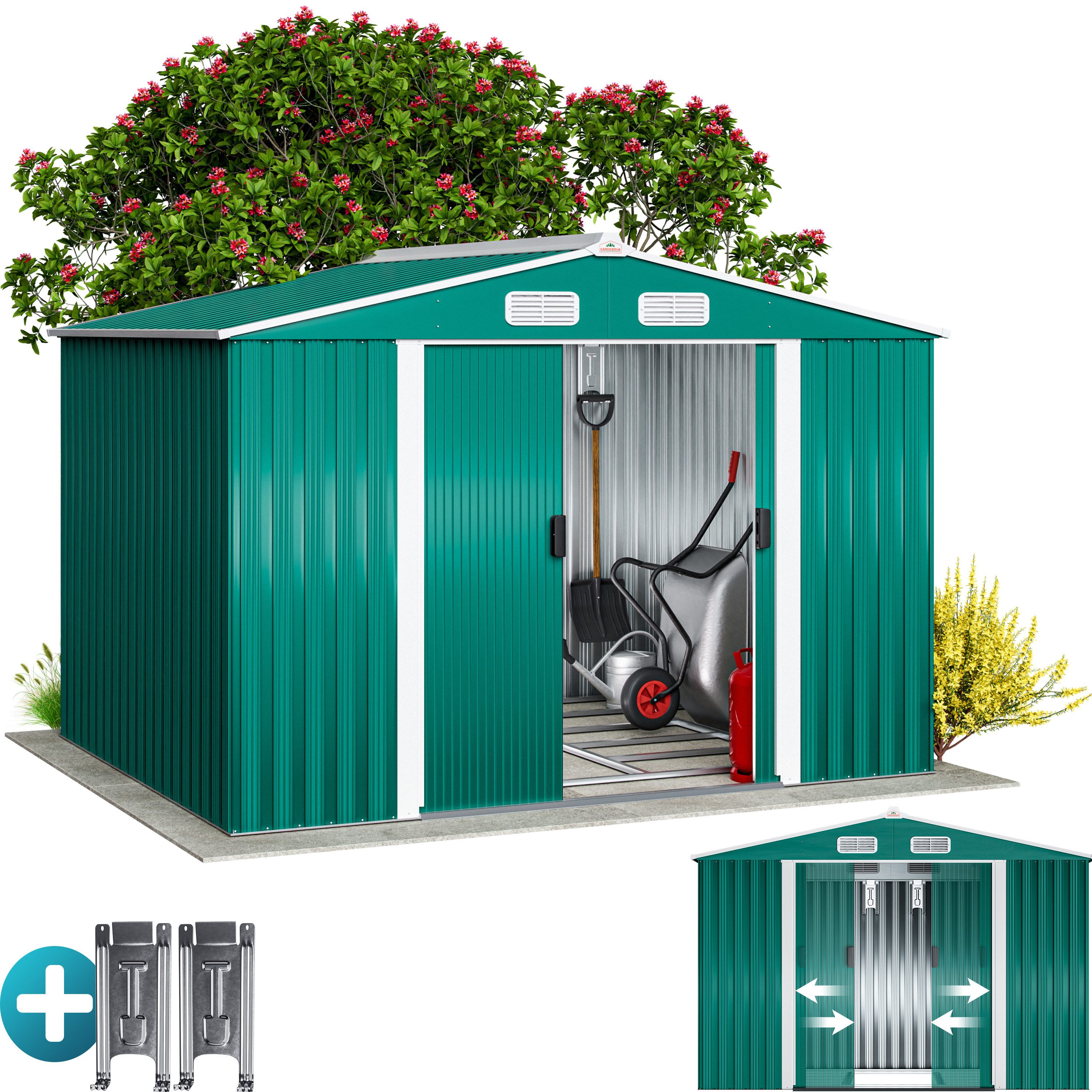 Gardebruk Gerätehaus, XXL Metall 9m³ mit günstig online kaufen