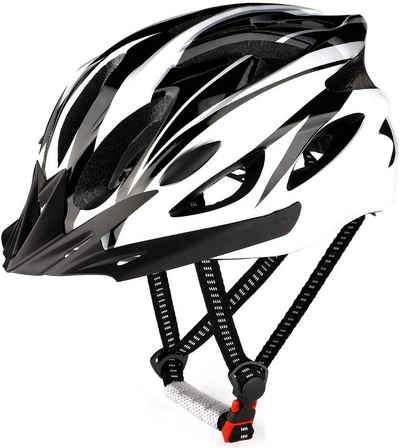 7Magic Fahrradhelm (EPS + PC, MTB Mountainbike-Helm mit abnehmbarem Visier und Polsterung, 57 - 63 cm / 22.4 - 24.8 inches verstellbarer Fahrradhelm), für Erwachsene Männer Frauen