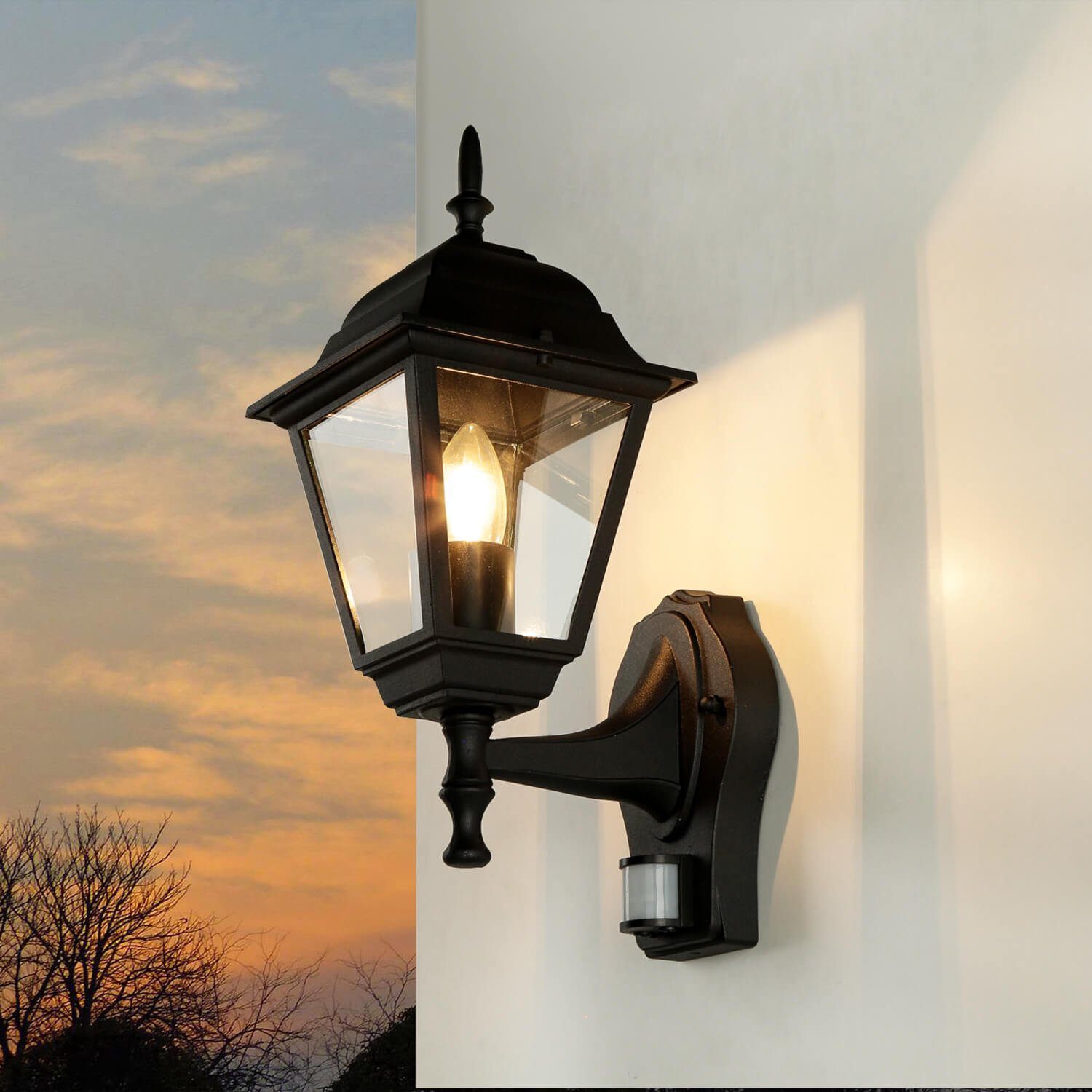 Licht-Erlebnisse Außen-Wandleuchte TIROL, ohne Leuchtmittel, Außenlampe günstig online kaufen