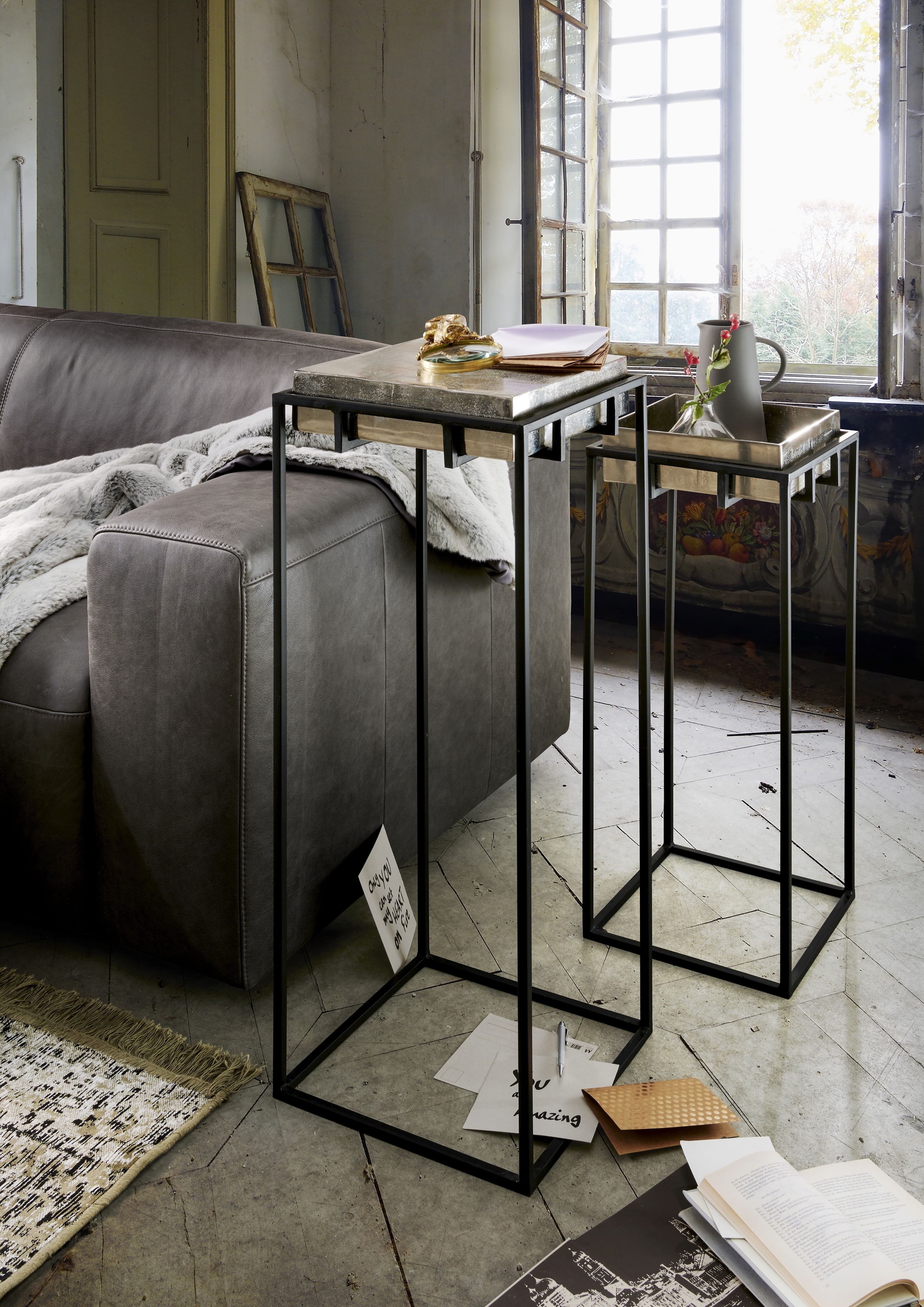 Wohnglücklich Dekosäule Liz (Set, 2 St., 2er-Set)