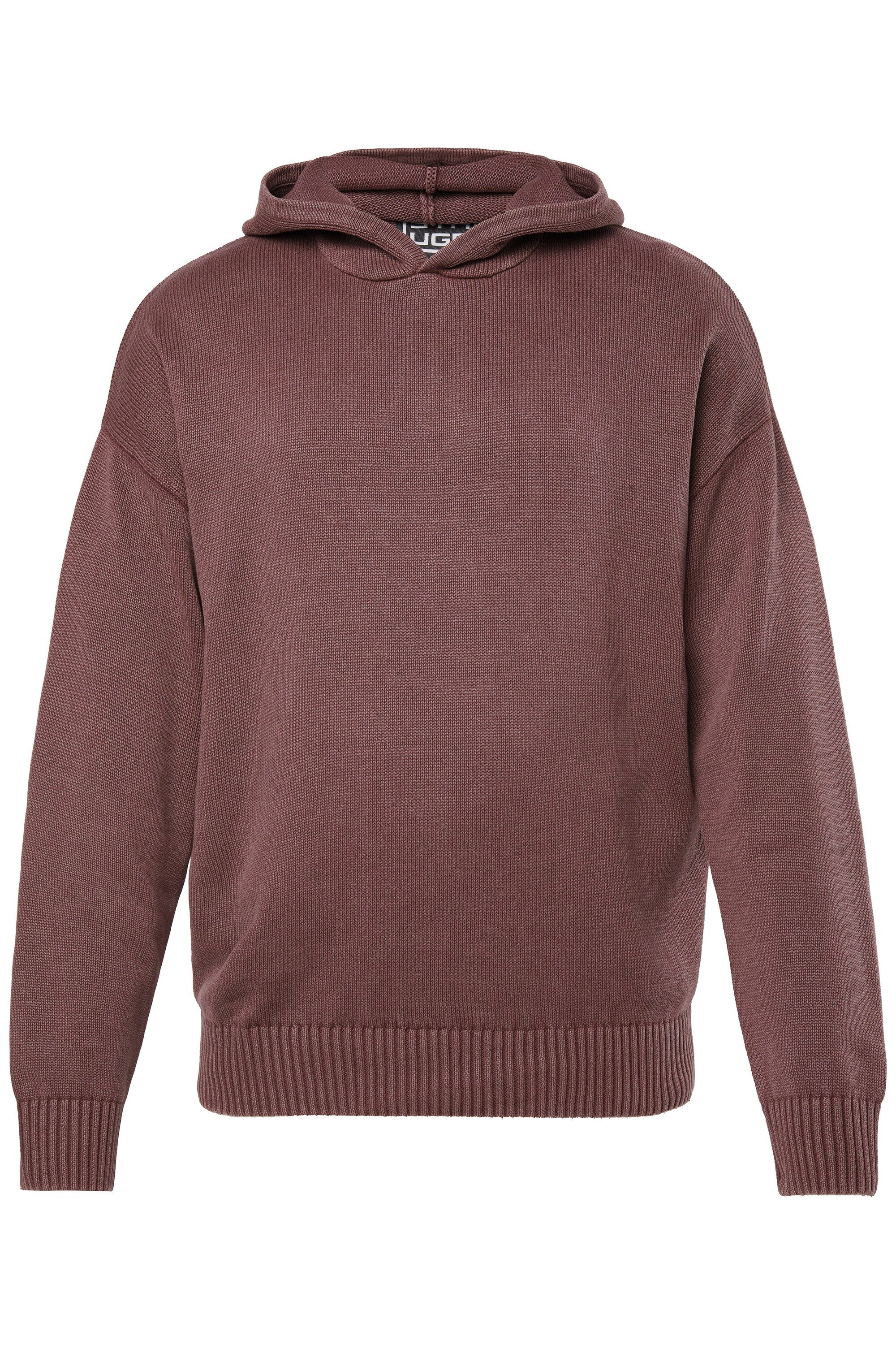 STHUGE Rundhalspullover STHUGE Strickhoodie Kapuzenpullover bis günstig online kaufen