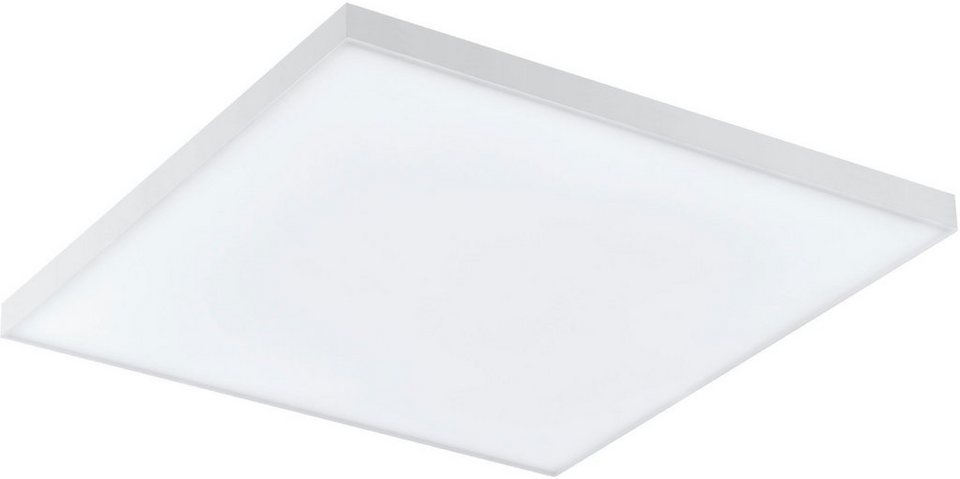 EGLO Deckenleuchte TURCONA-CCT, LED fest integriert, warmweiß - kaltweiß,  Deckenlampe, Fernbedienung, dimmbar, Lampe, LED Panel, L x B 28,7 cm