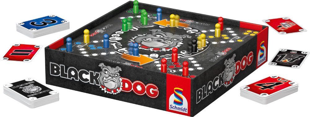 Schmidt Spiele Spiel Black DOG, Familenspiel, Made in Germany