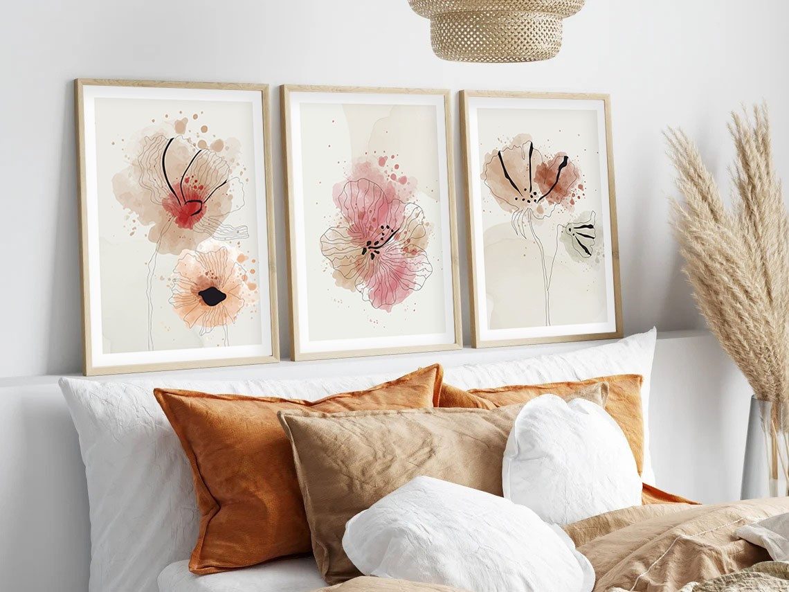 Wallity Leinwandbild Painting: 100% MDF (Thickness: günstig online kaufen