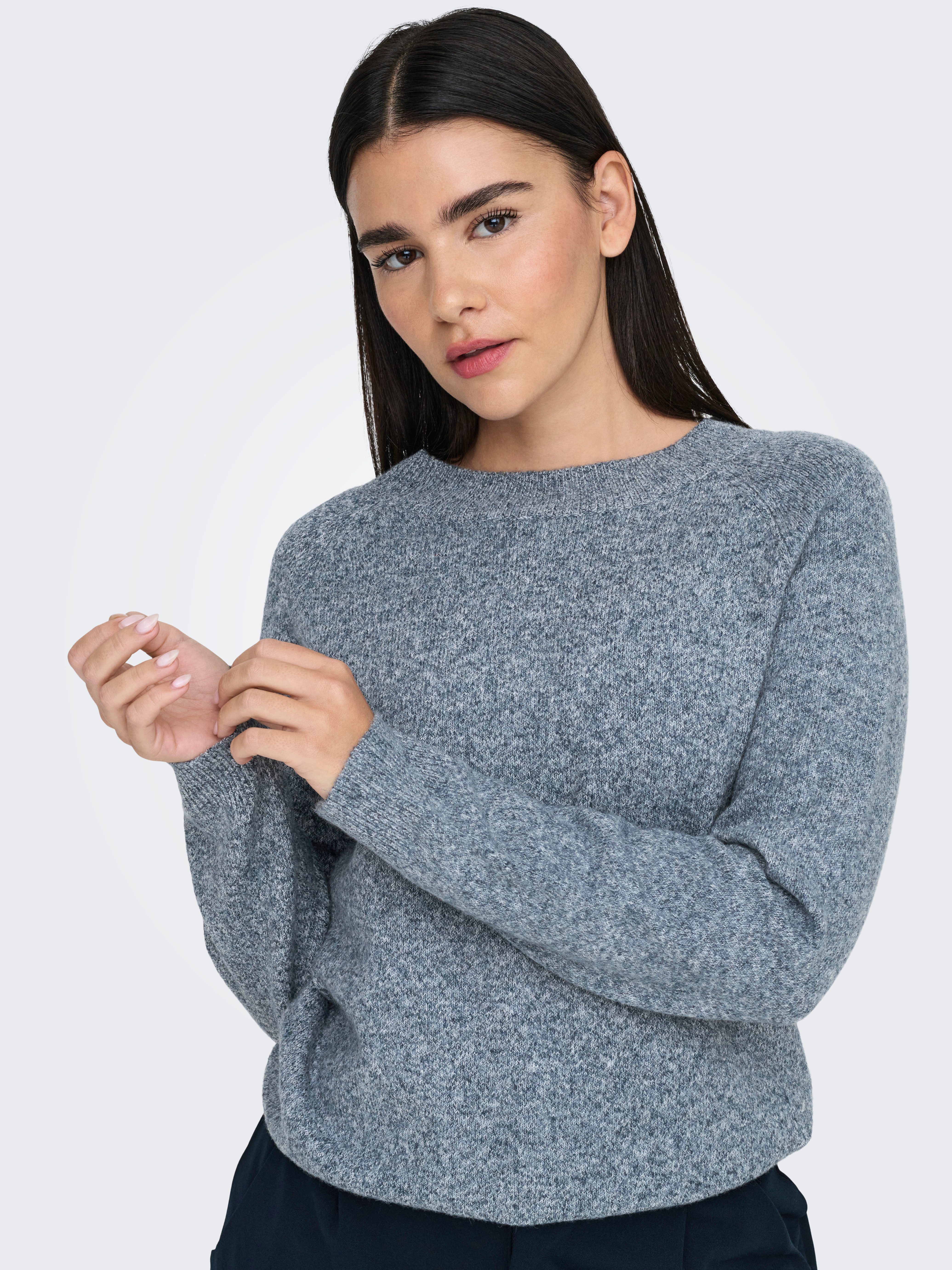 ONLY Rundhalspullover ONLRICA LIFE L/S PULLOVER KNT NOOS günstig online kaufen