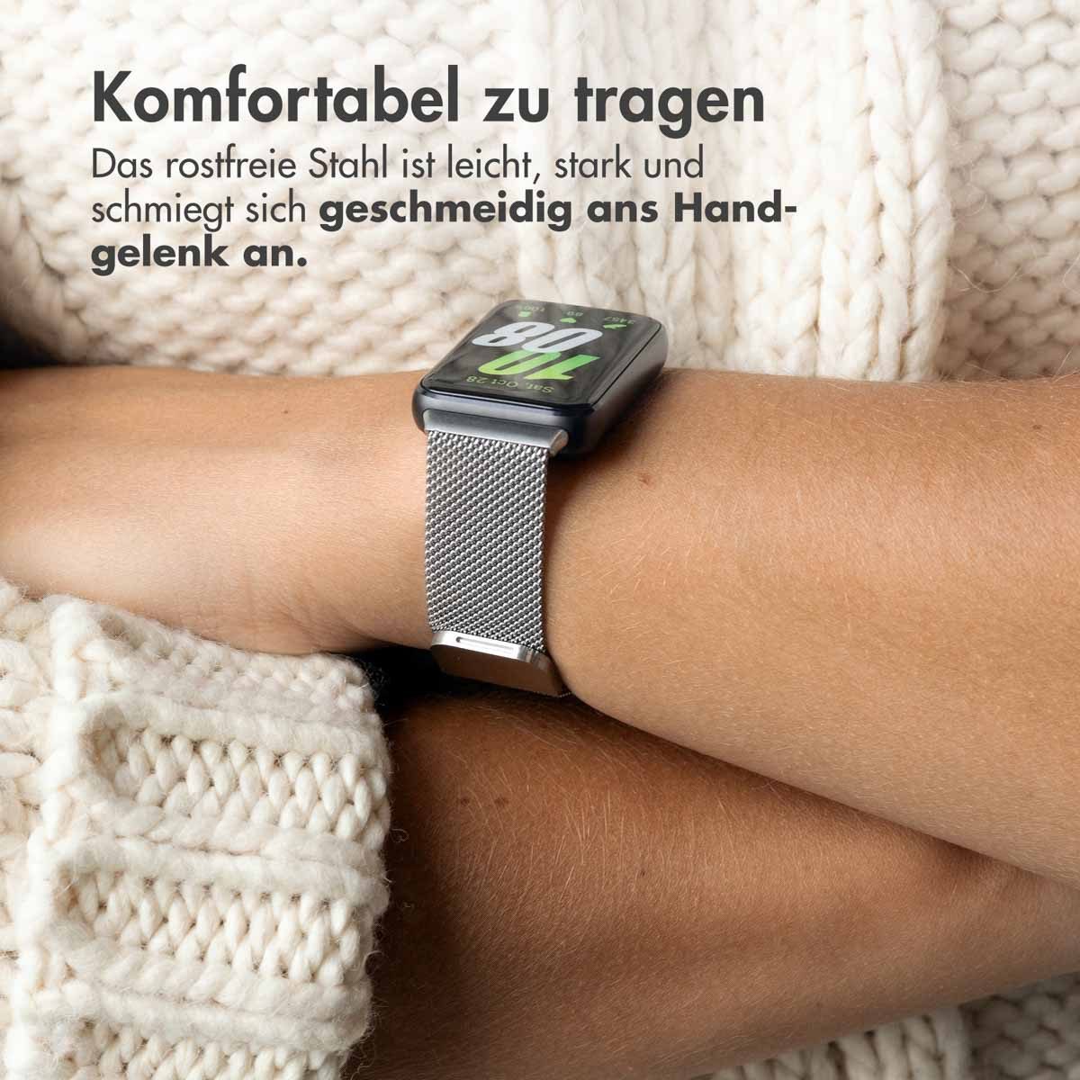 imoshion Smartwatch-Armband imoshion Magnetisches Milanaise Armband für das Samsung Galaxy Fit 3 – Bild 4 von 5