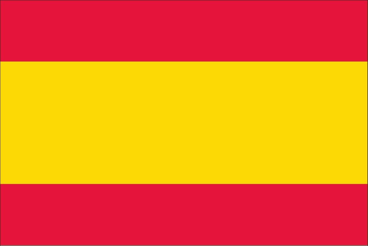 Flagge 160 Spanien g/m² flaggenmeer Querformat