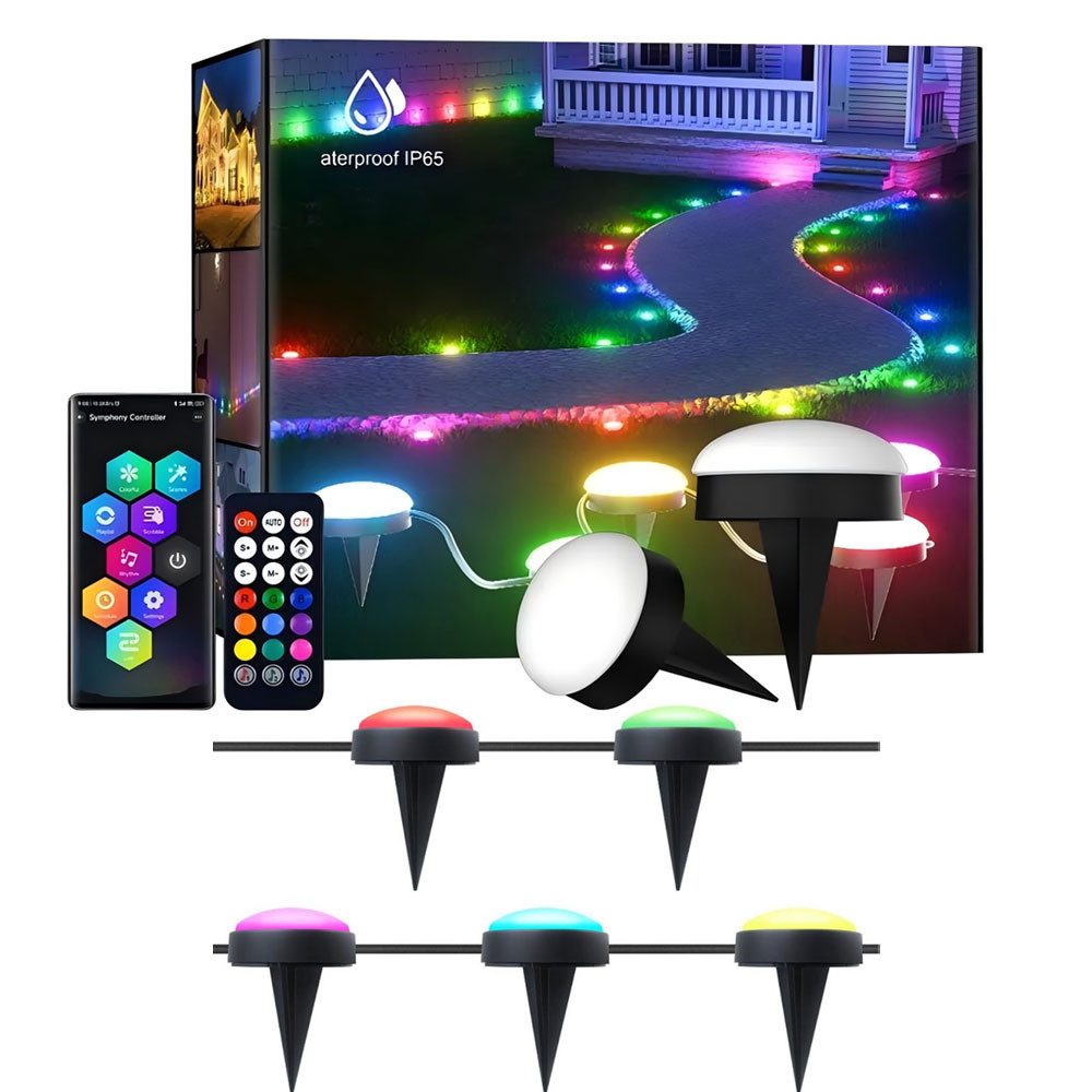 PRIISF LED Außen-Stehlampe LED Garten Lichterkette günstig online kaufen