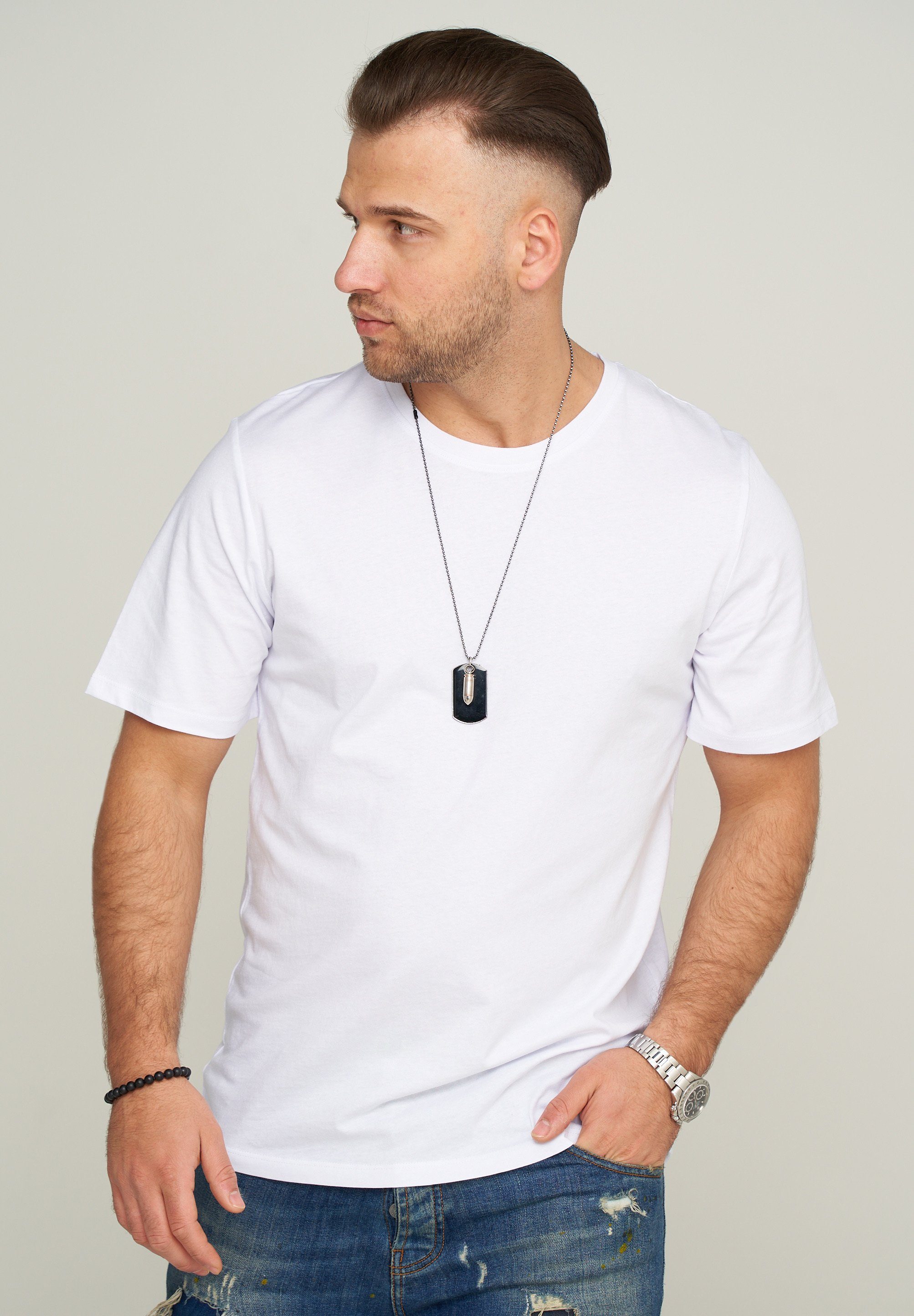 Jack & Jones T-Shirt JCOMETA TEE White