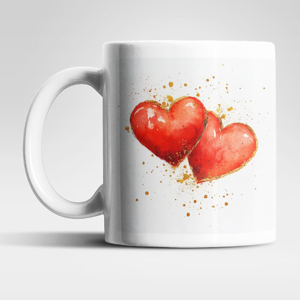 WS-Trend Tasse Liebe Love Herz Valentinstag Kaffeetasse Teetasse Geschenkidee, Keramik