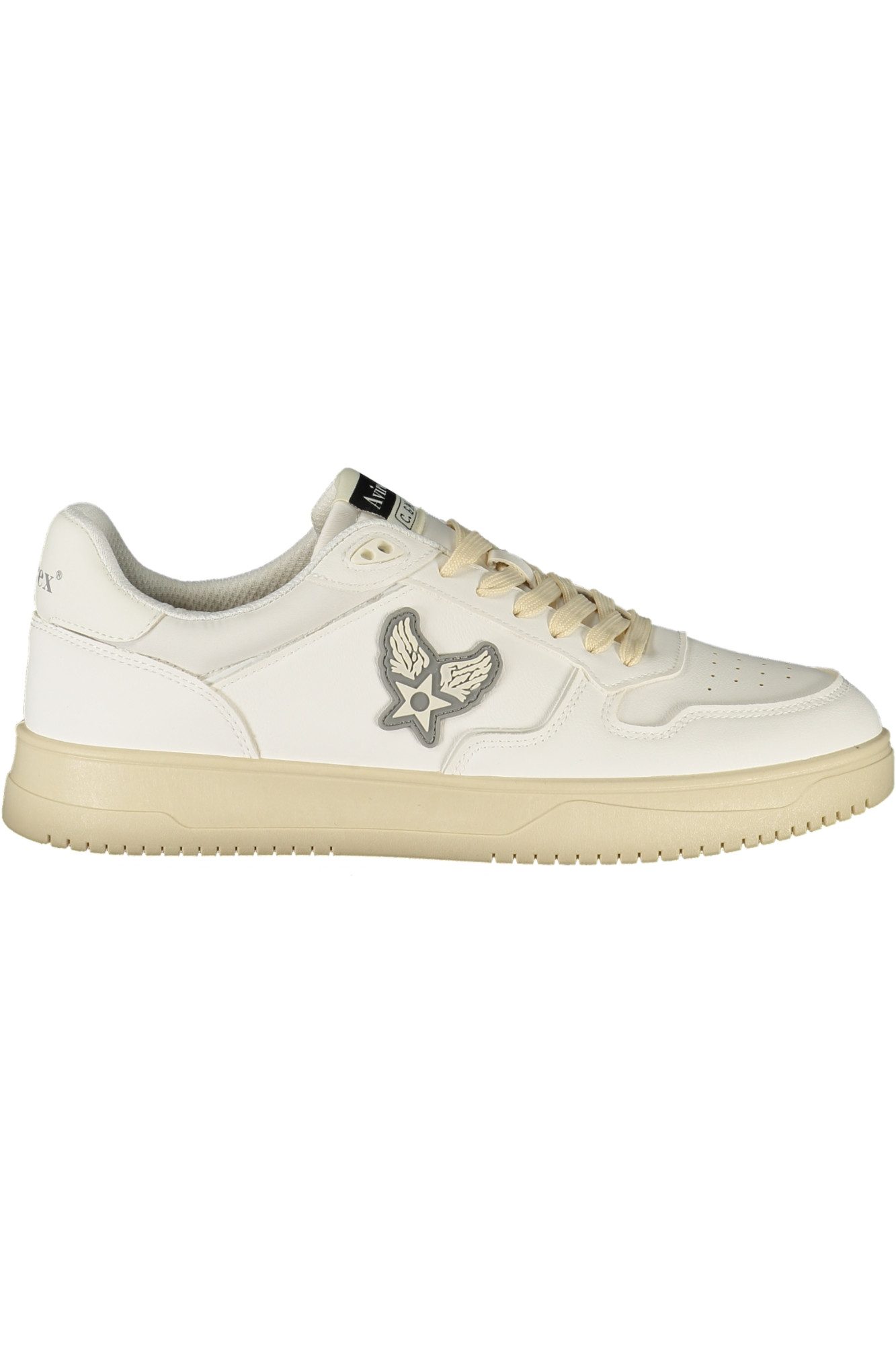 AVX AVIREX DEPT Sneaker Weißer Herren-Sportschuh mit Kontrastdetails und