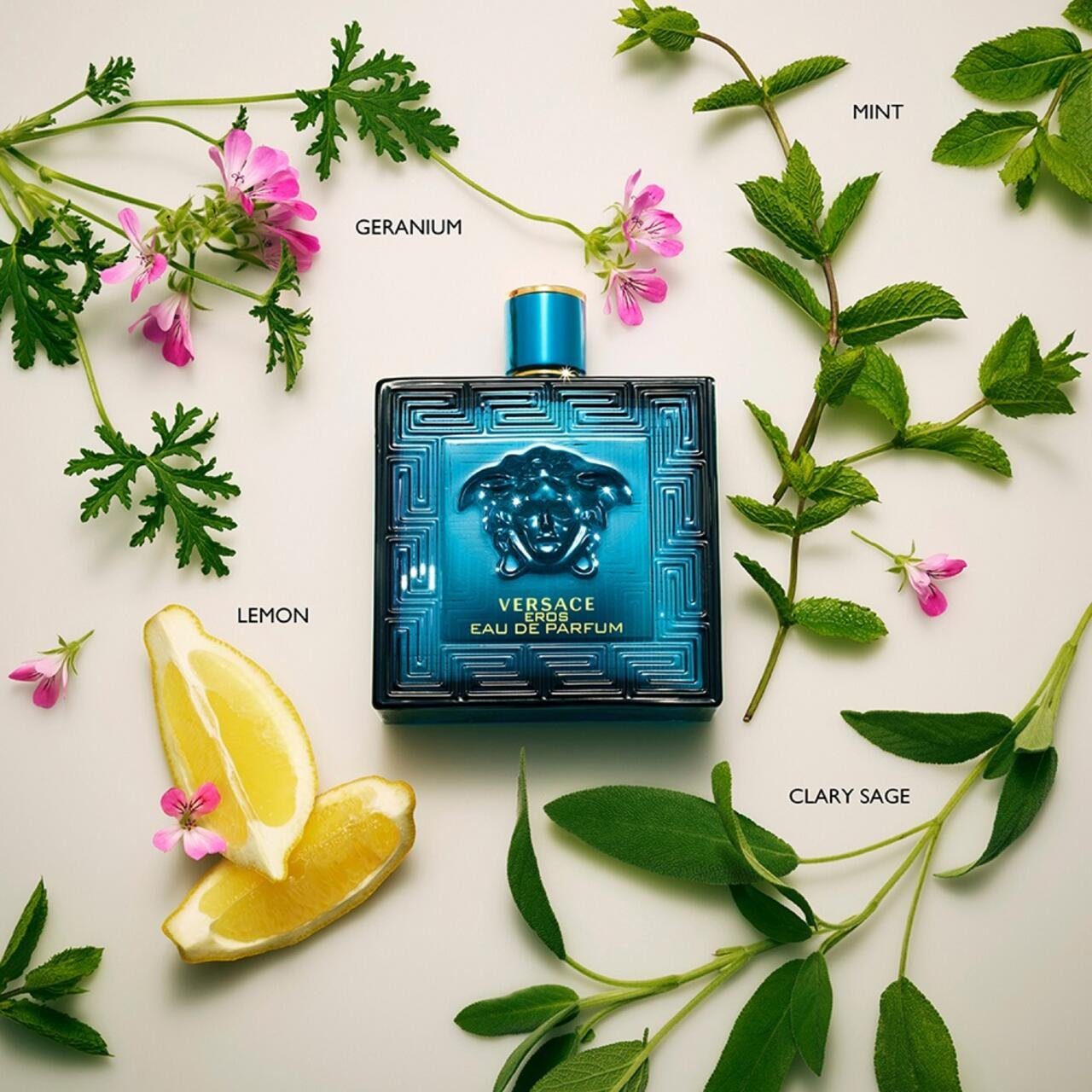 Versace Eau de Parfum Eros EdP Nat. Spray, Herrenduft