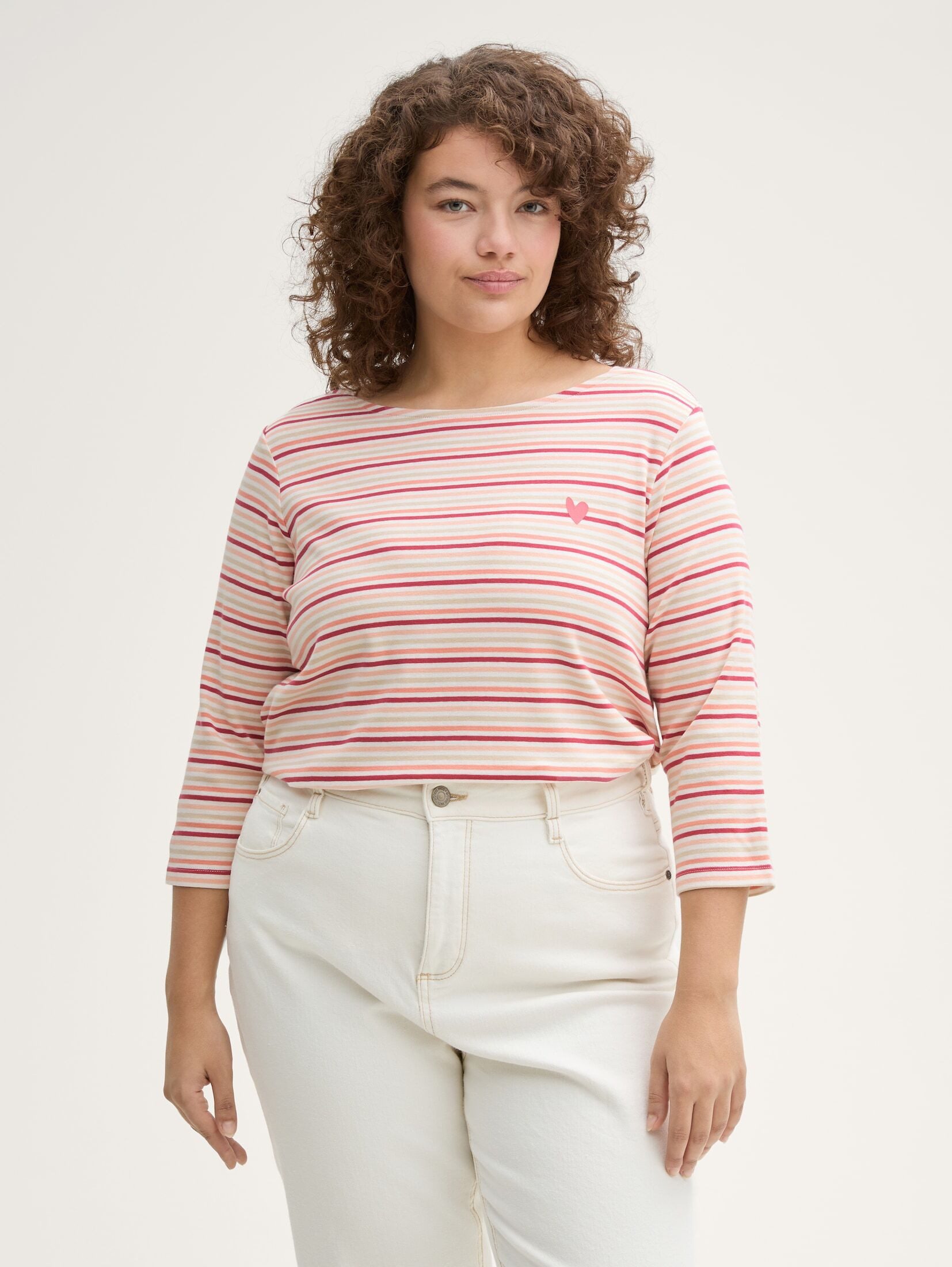 TOM TAILOR PLUS 3/4-Arm-Shirt Plus Size günstig online kaufen
