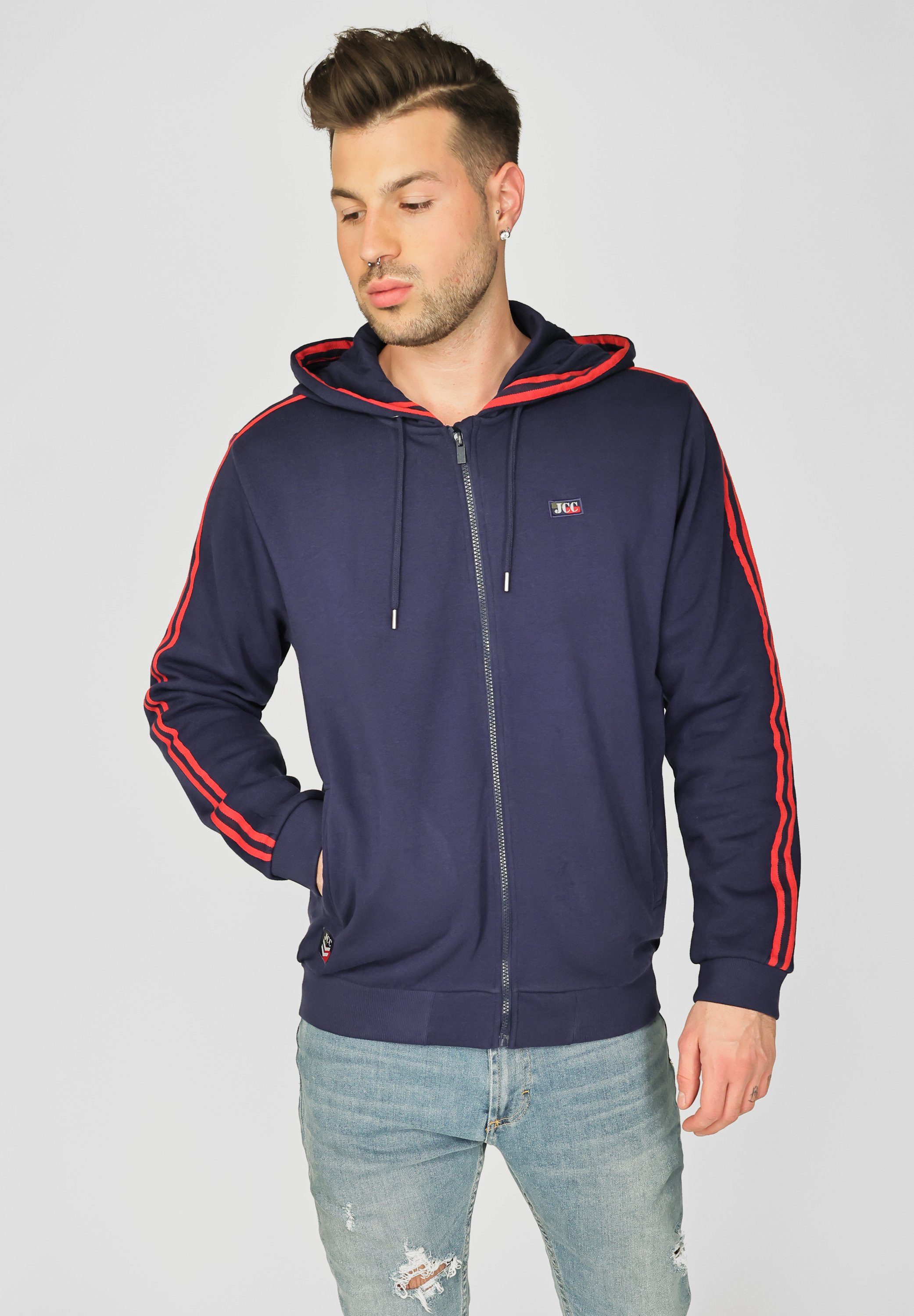 JCC Kapuzensweatjacke 310212092 navy