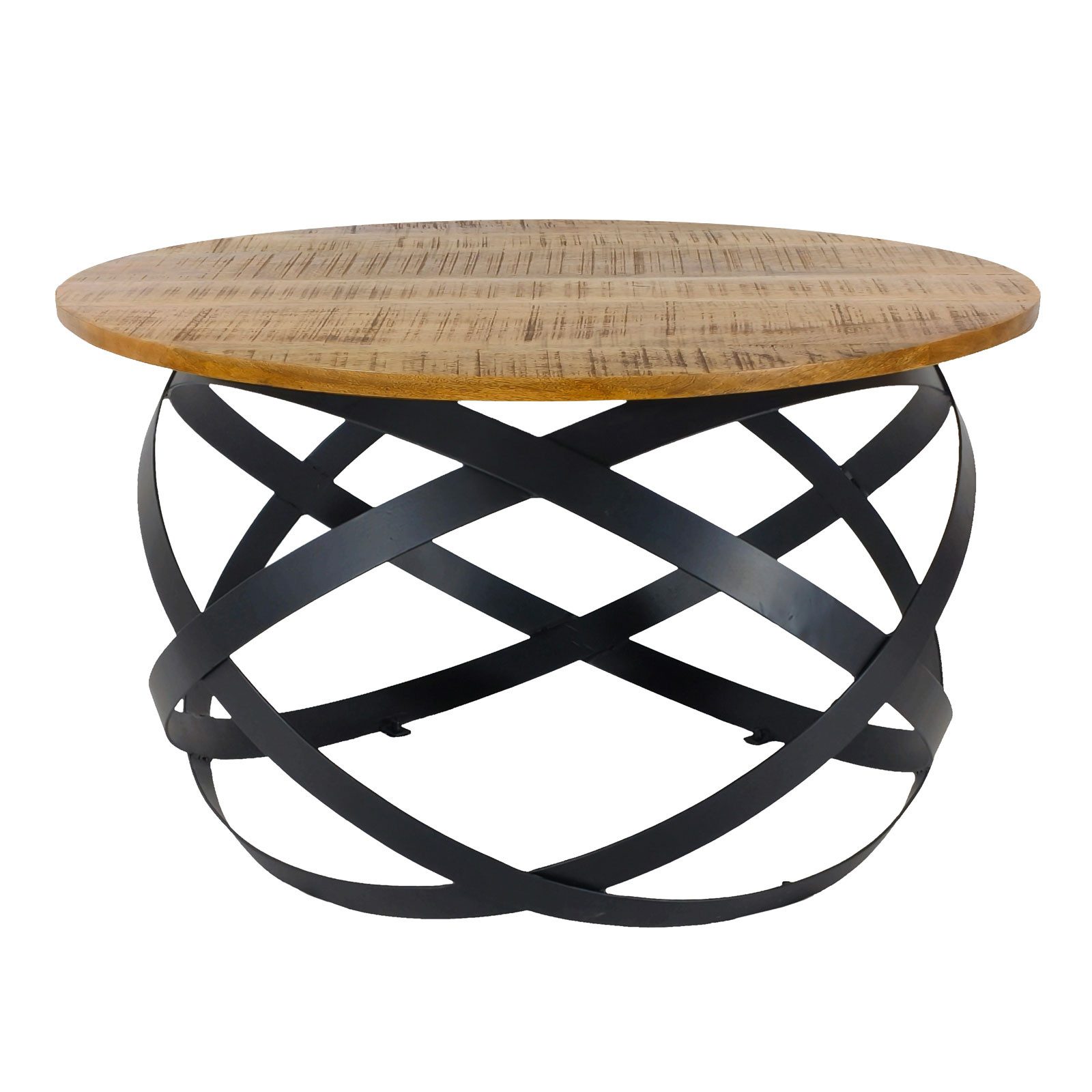 Amagohome Couchtisch Beistelltisch Couchtisch rund Wohnzimmer Orbit Metall günstig online kaufen