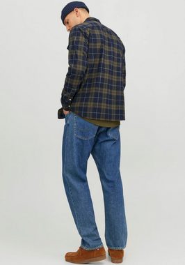 Jack & Jones Langarmhemd JJSHERIDAN FALL CHECK SHIRT LS mit Brusttaschen