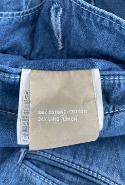 Incotex Loungehose INCOTEX Italy Slacks Cotton Denim Leinen Carrot Fit Trousers Hose Chin