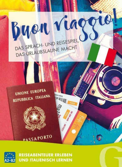 Hueber Verlag Spiel, Buon Viaggio! Das Sprach- und Reisespiel, das Urlaubslaune macht