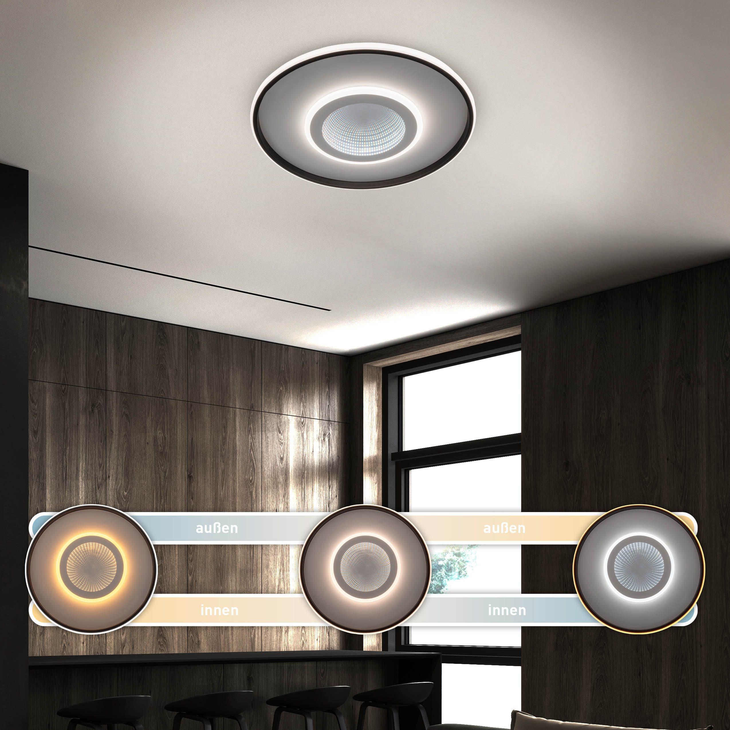 my home LED Deckenleuchte Mona Deckenlampe günstig online kaufen