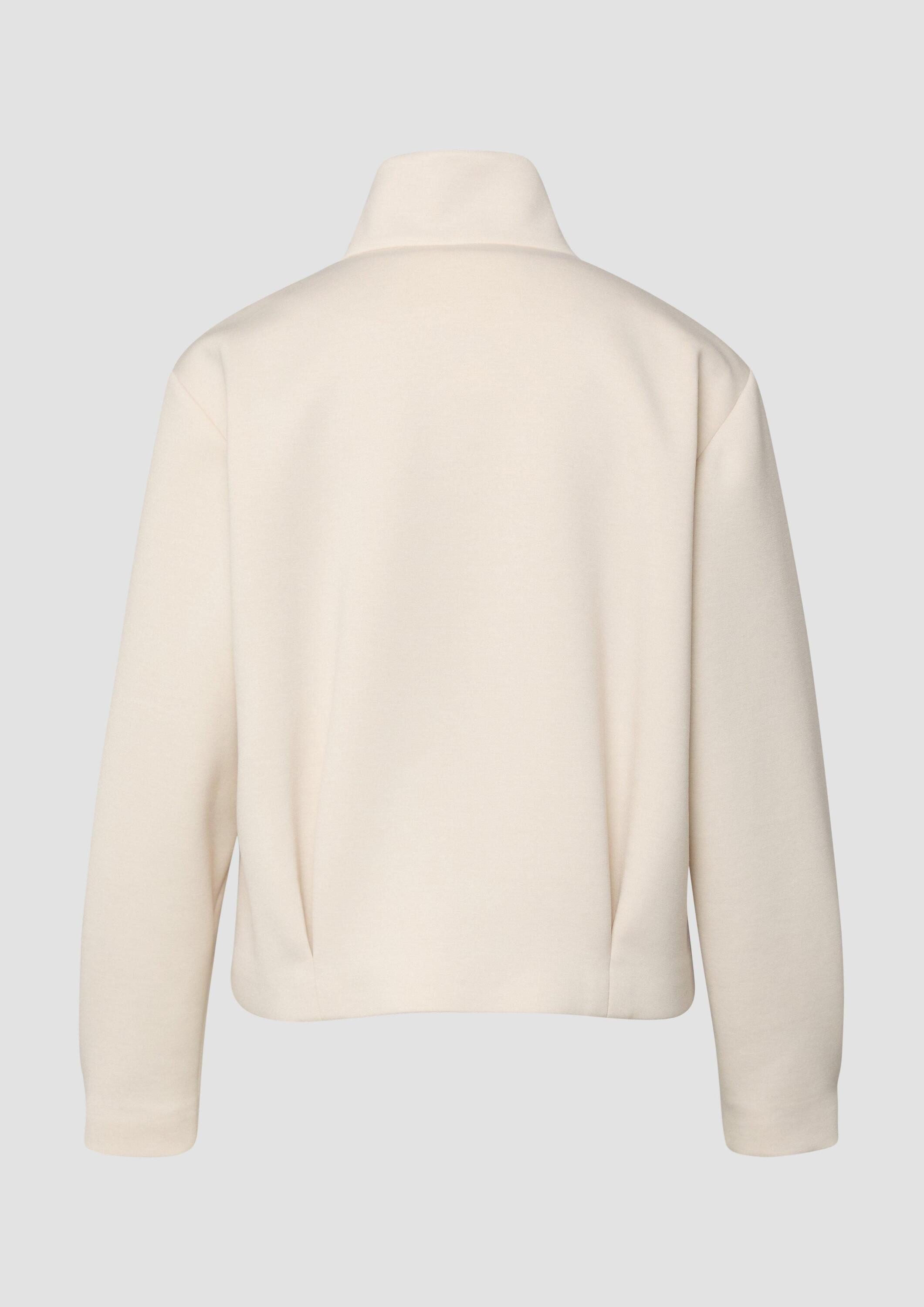 s.Oliver Funktionsjacke Outdoor-Jacke Scuba-Blouson im Relaxed Fit mit Stehkragen