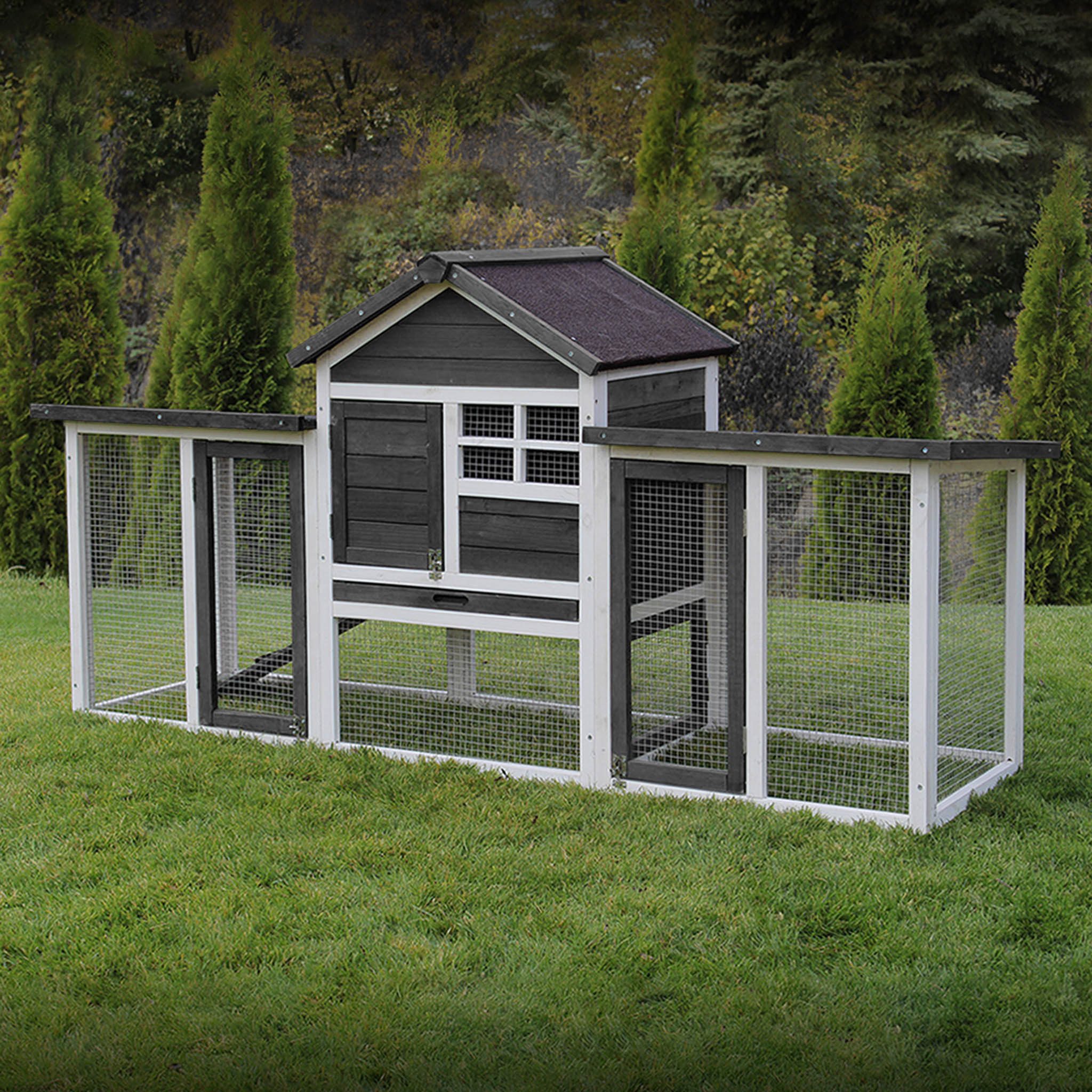 My Animal Kleintierstall XXL Hasenstall inkl. Gehege MH-31 - 2 Etagen - Wet günstig online kaufen