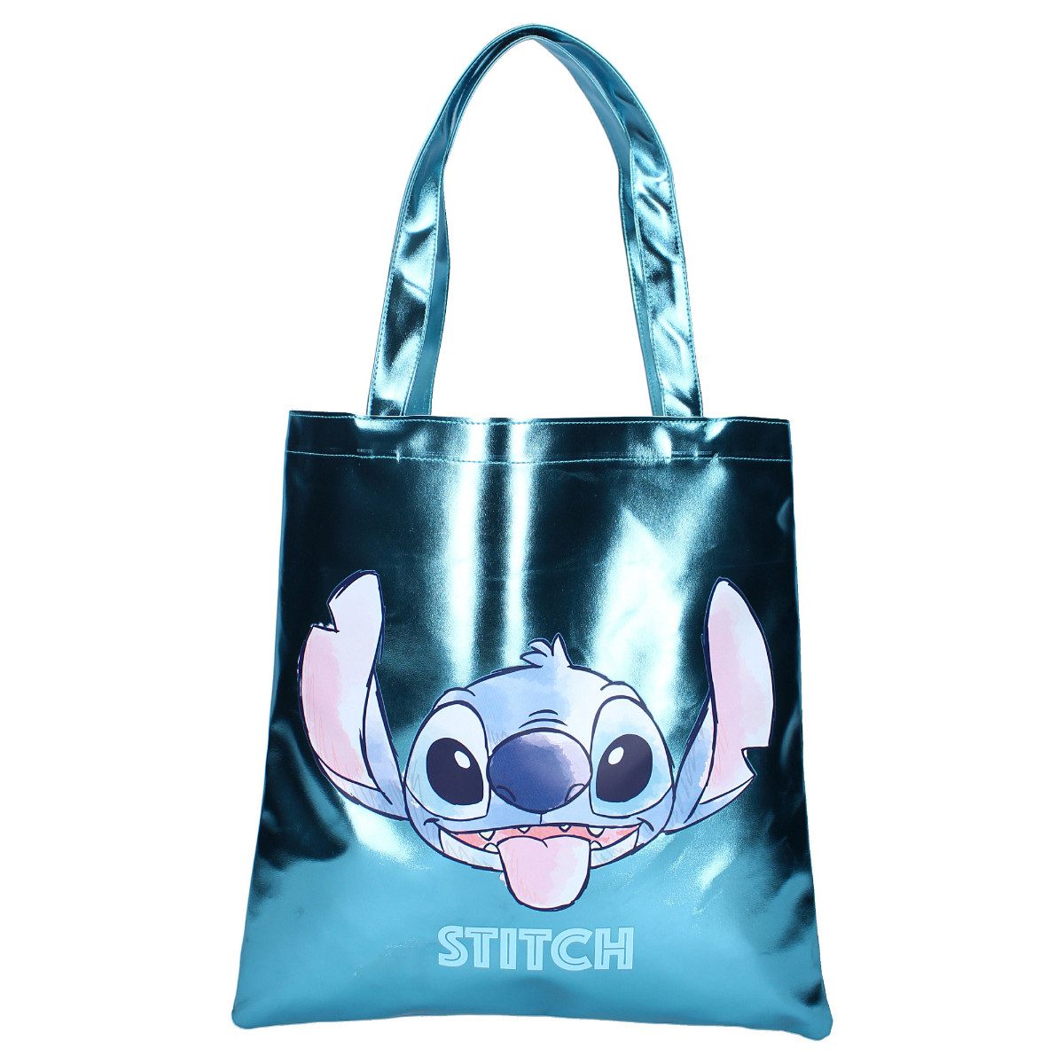 Vadobag Tragetasche Disney Stitch Shopper Metallic Modische Tasche 37x36 cm günstig online kaufen