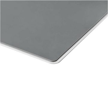 Steelboxx Aluminium Universal Design Mousepad Mouse Unterlag Monitor-Halterung, (Hiermit setzen Sie definitiv design-technische Akzente und Ihr Schreibtisch sieht mit diesem Mousepad edel und aufgeräumt aus. Durch die rutschfeste Silikonbeschichtung auf der Unterseite gehört ein Verrutschen des Mousepads nun der Vergangenheit an)