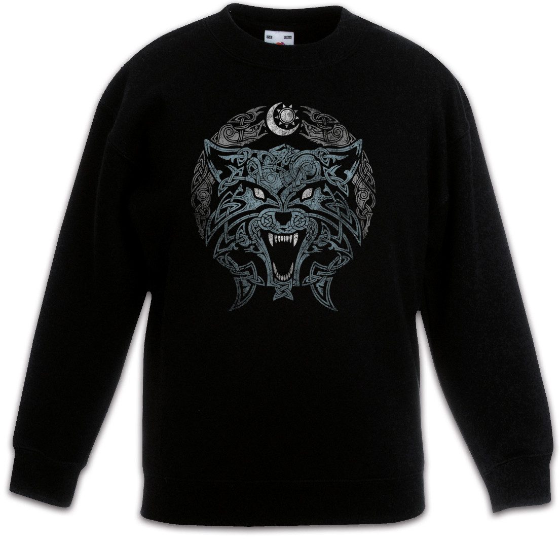 Sweatshirt Celtic Tribal Wolf Kinderpullover Kelten Knoten Keltisch Kreuz Cross