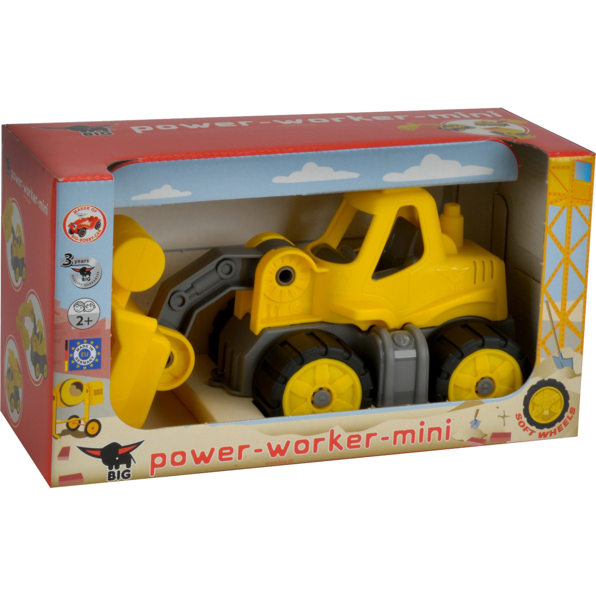 BIG Spielzeug-LKW BIG Power Worker Mini Radlader, Spielfahrzeug