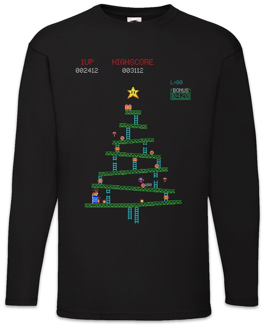 Langarmshirt Kong Christmas Tree Langarm T-Shirt King X-Mas Bad Weihnachtsmann