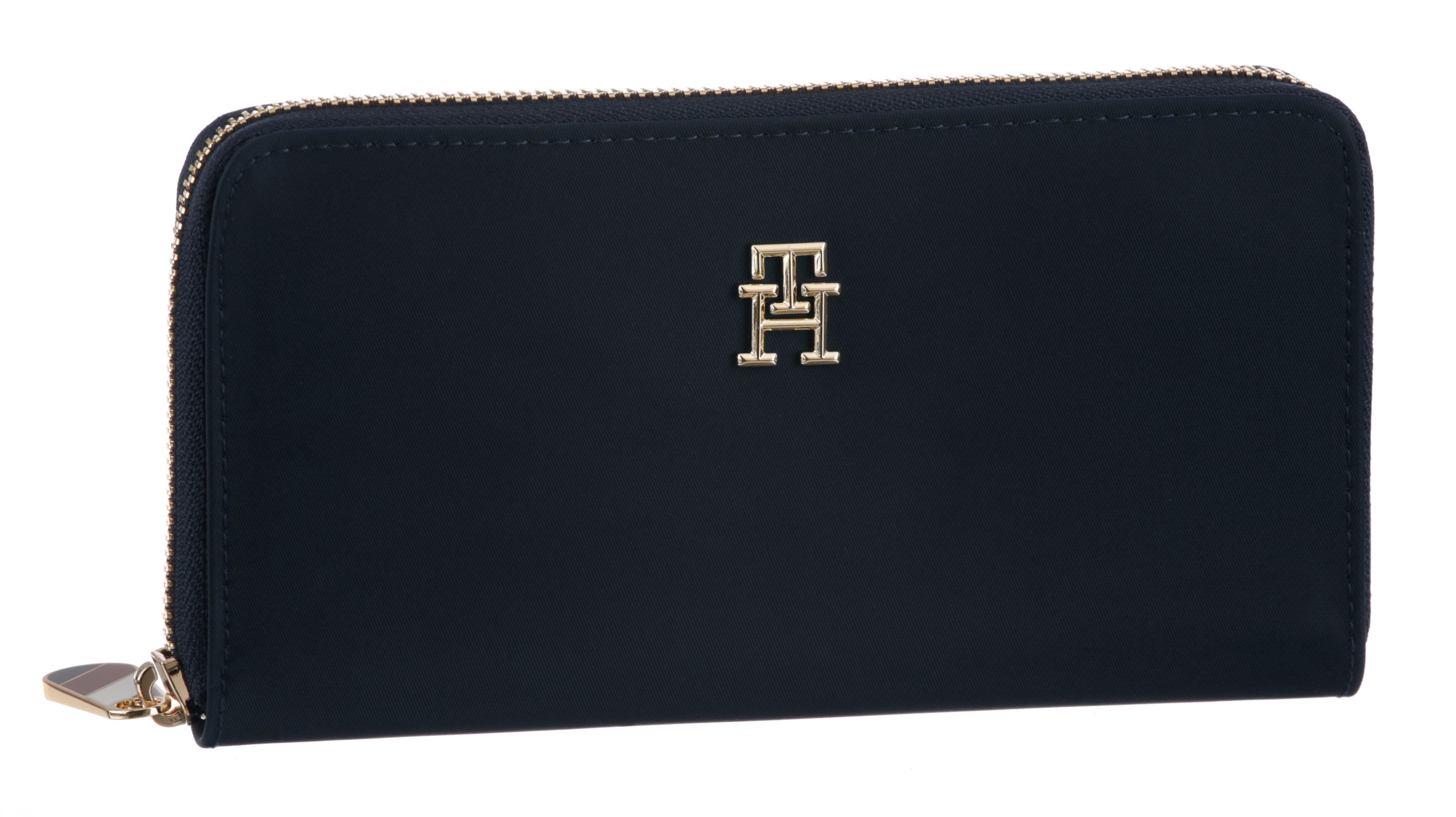 Tommy Hilfiger Geldbörse POPPY NEW LARGE ZA WALLET, mit goldfarbenen Detail günstig online kaufen