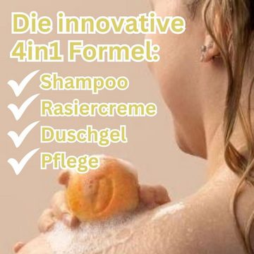 Duschkind Festes Haarshampoo Duschkind festes Shampoo Curcuma Alge mit BIO Brokkolisamenöl