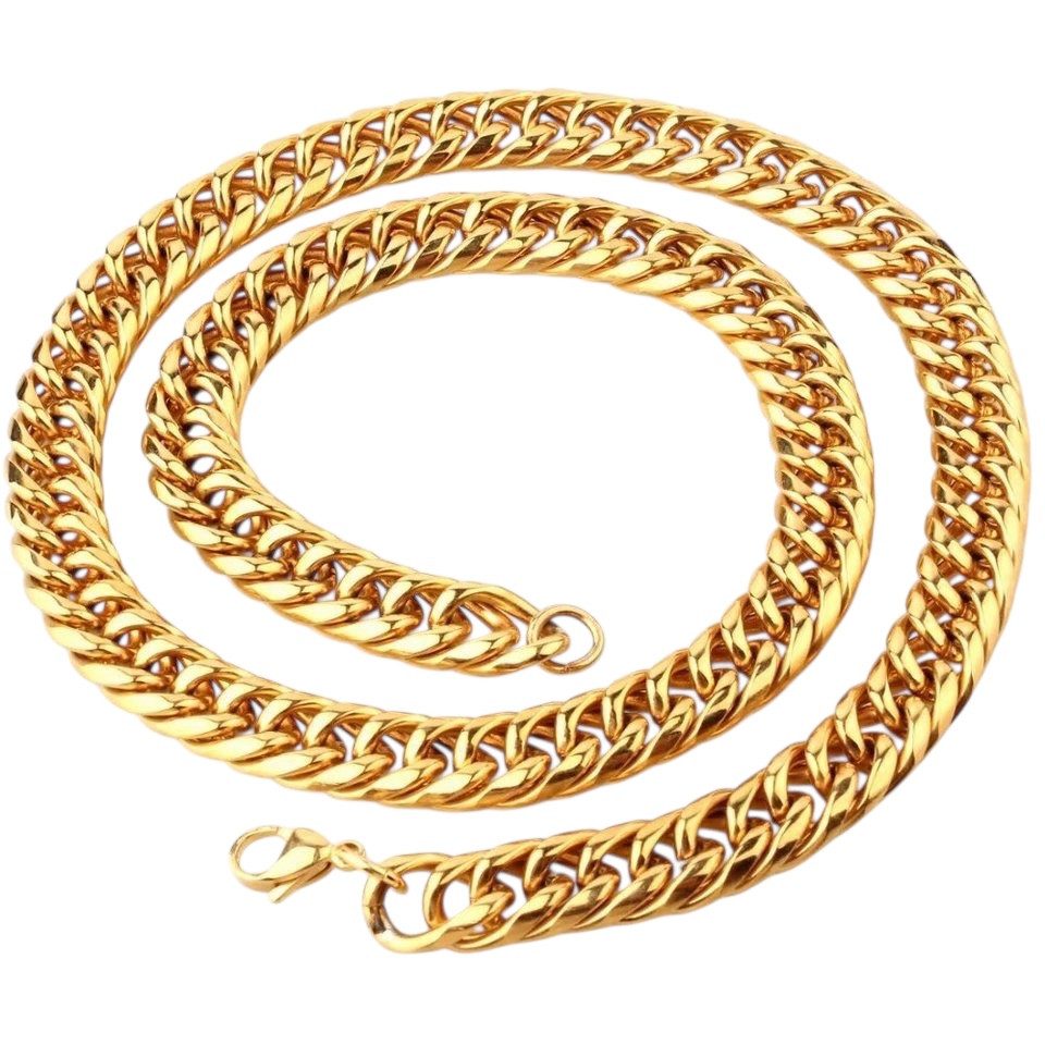 Karisma Schmuck Panzerkette Edelstahl Halskette Hiphop/Rapper/Iced Out/ 12m günstig online kaufen