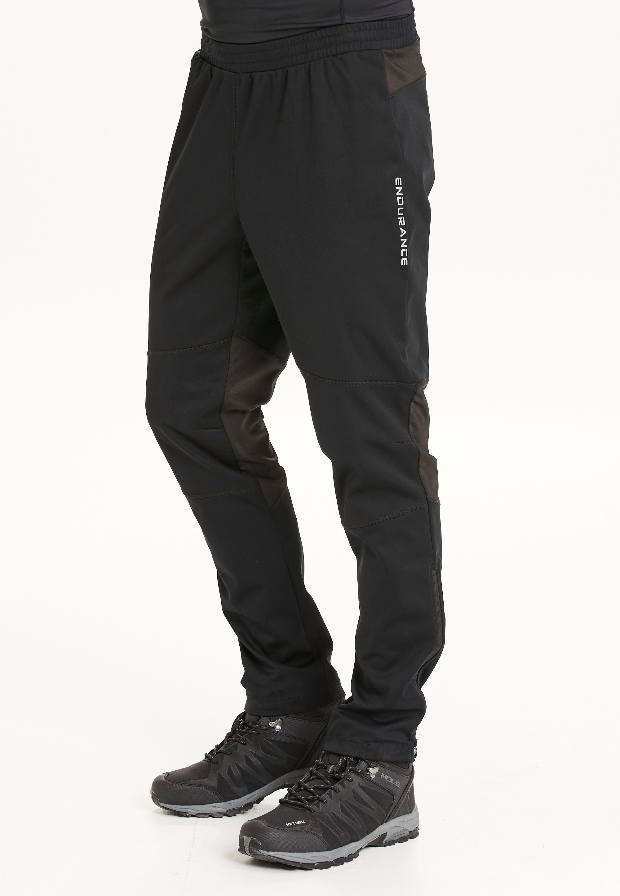 Windblocker-Ausstattung spezieller schwarz Softshellhose ENDURANCE mit Dosmer